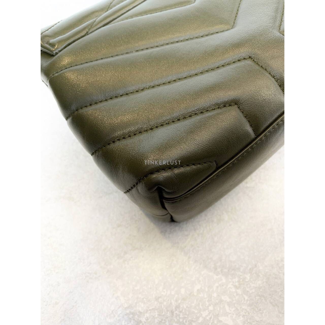 Yves Saint Laurent Toy Loulou Army Green / Khaki 2019 Sling Bag