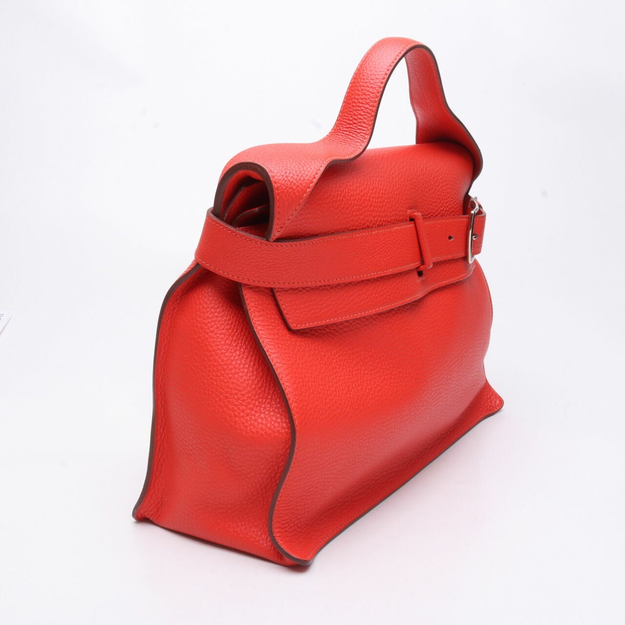 Hermes Etribelt Red Clemence SHW  #P