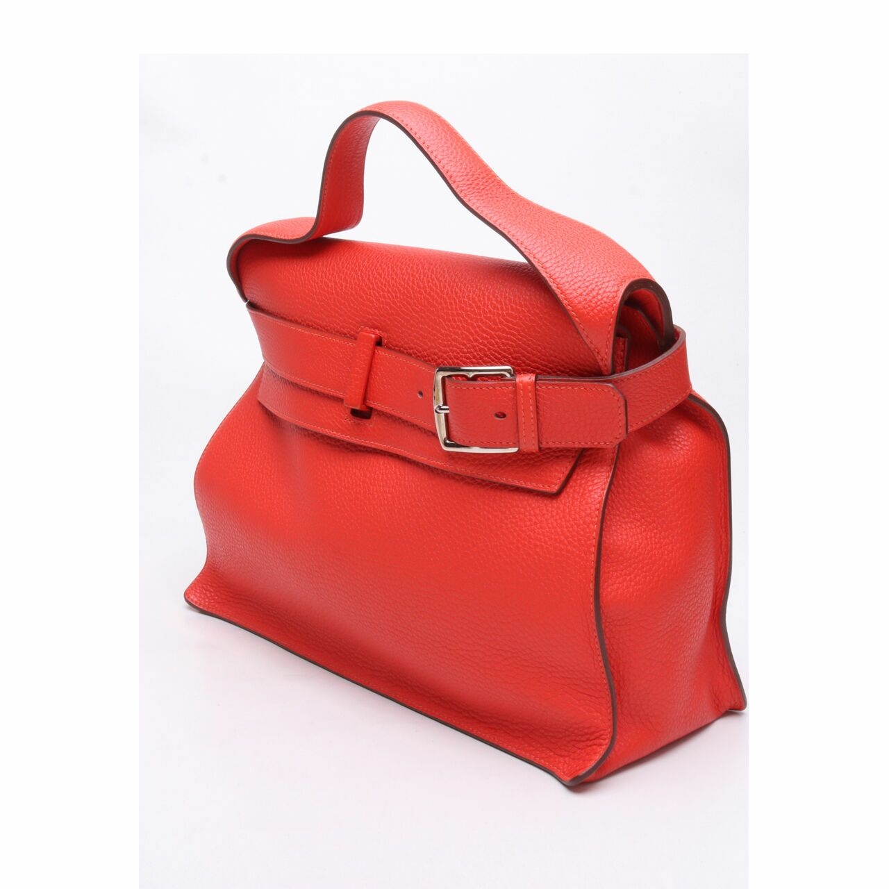 Hermes Etribelt Red Clemence SHW  #P