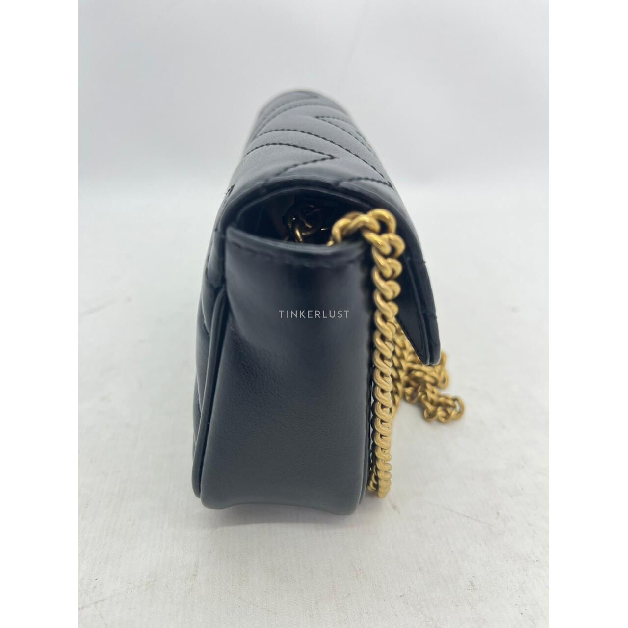 Gucci Marmont Supermini Black GHW Sling Bag