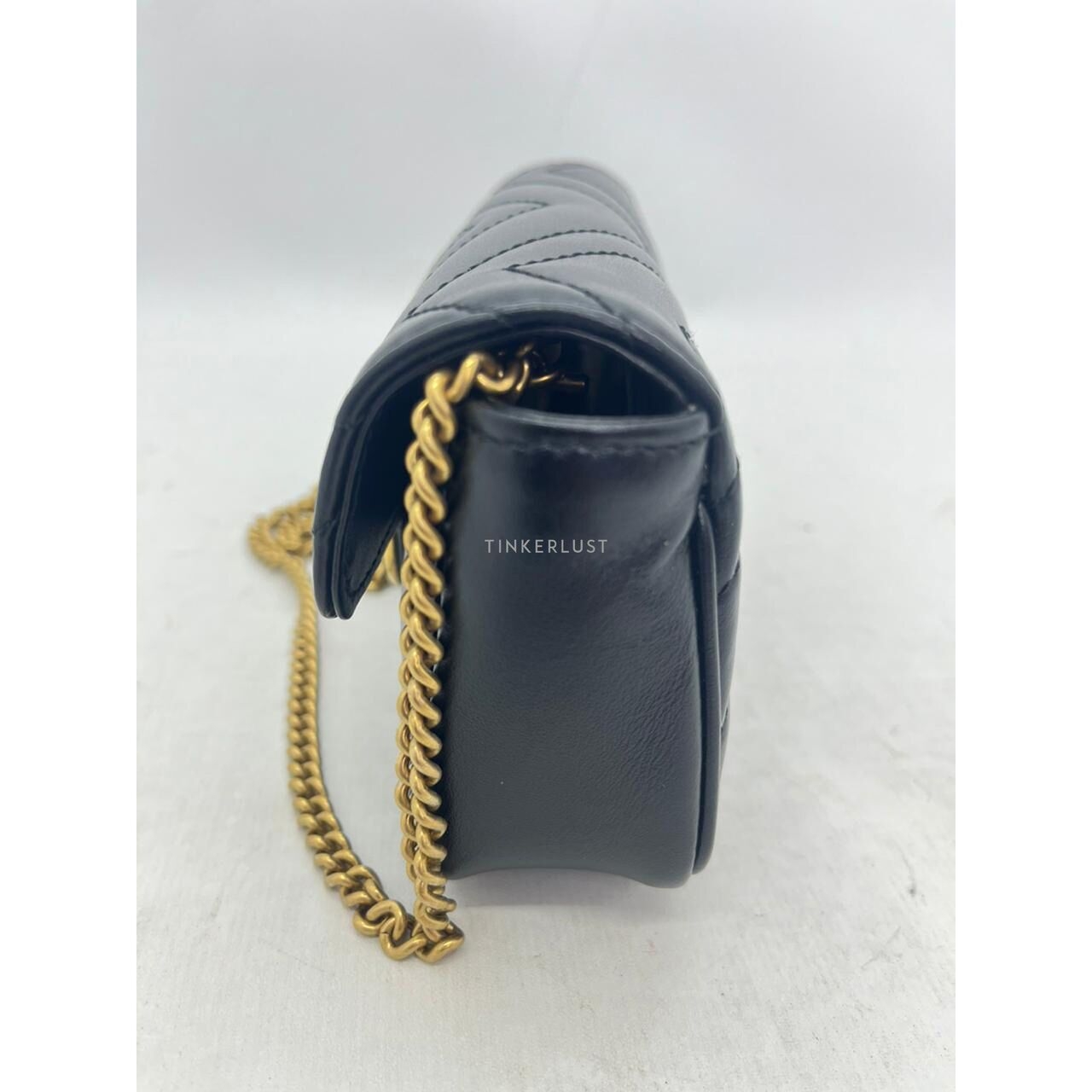 Gucci Marmont Supermini Black GHW Sling Bag