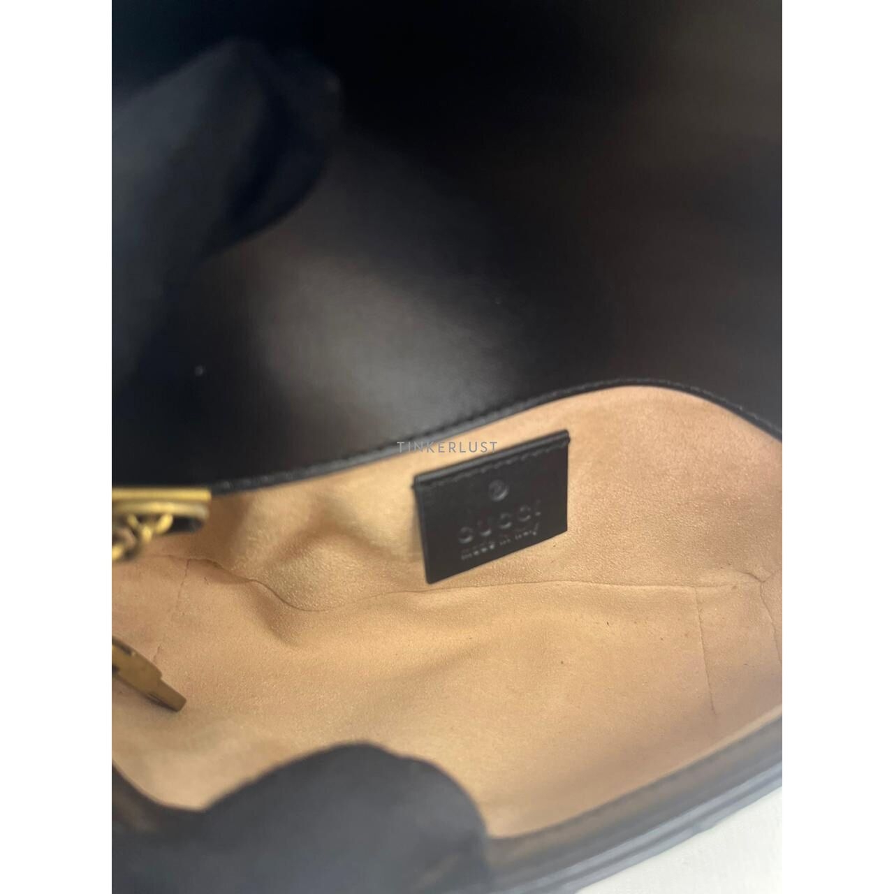 Gucci Marmont Supermini Black GHW Sling Bag