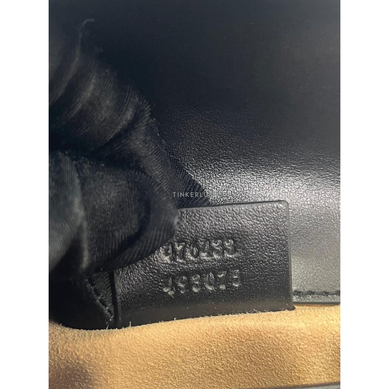 Gucci Marmont Supermini Black GHW Sling Bag