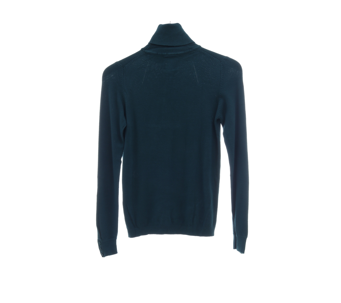 Pull Bear Dark Green Turtle Neck Blouse