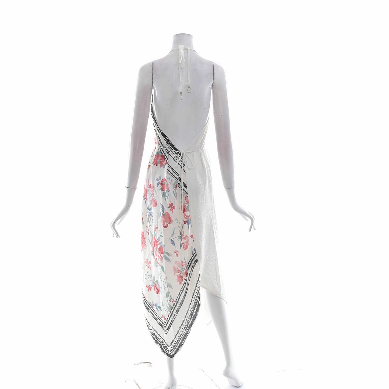 Zara Cream Floral Mini Dress