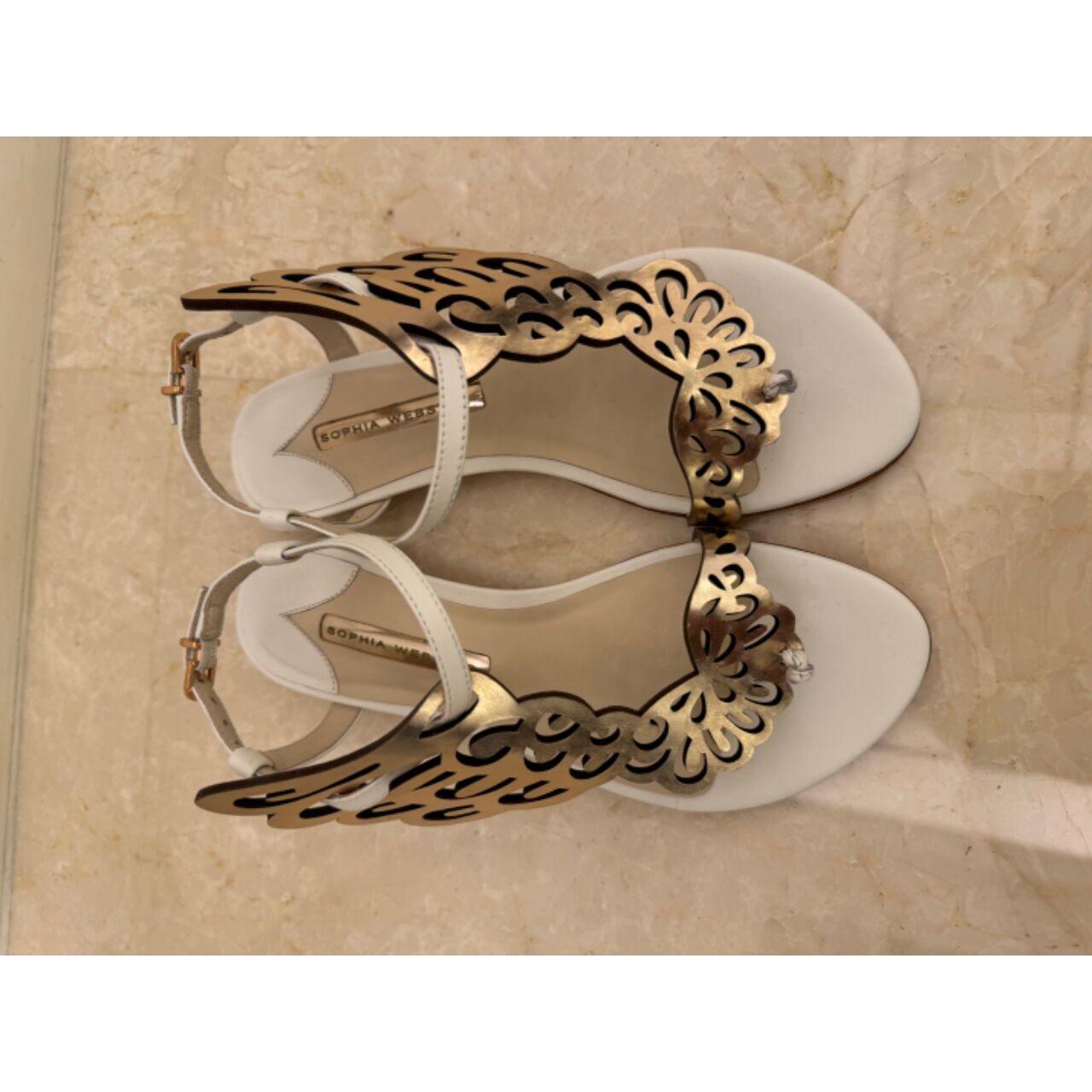 Sophia Webster White Sandals