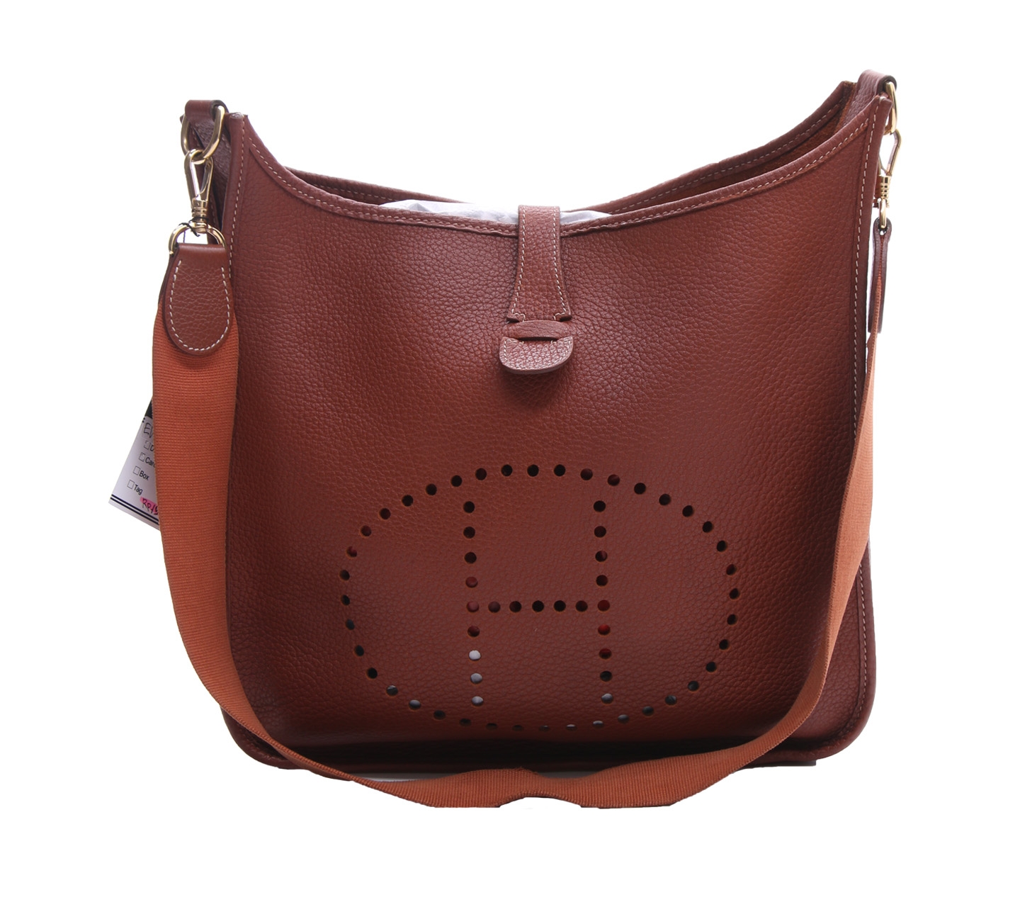 Hermes Brown Evelyne Shoulder Bag 