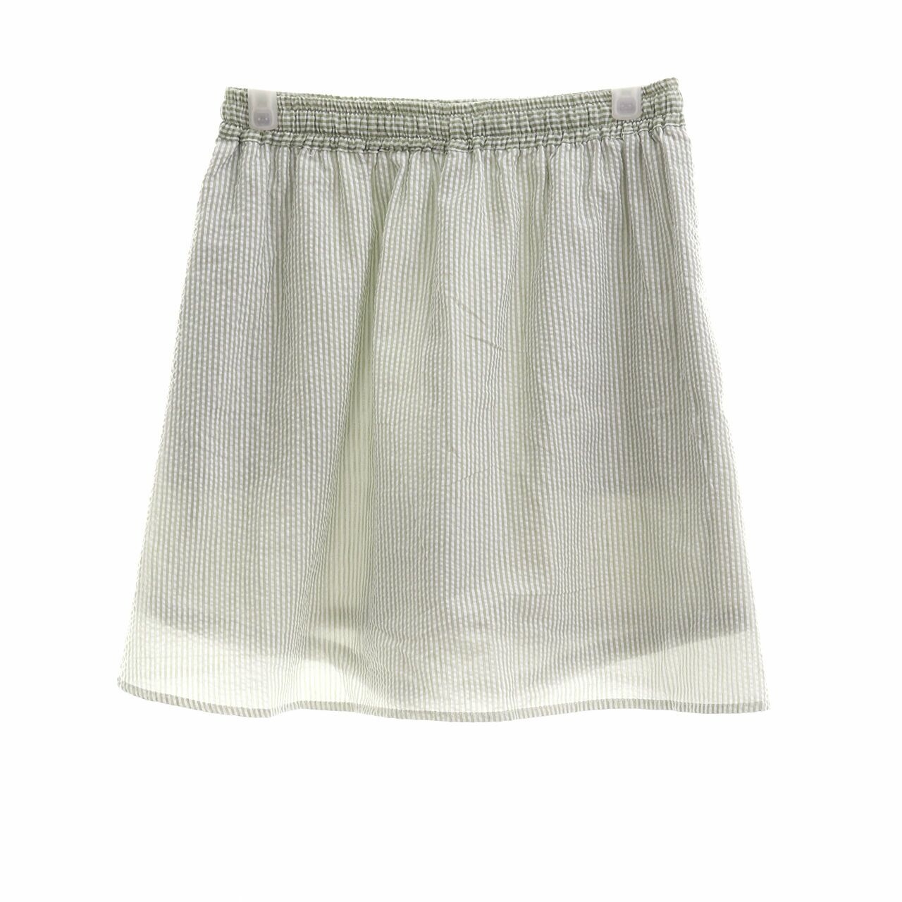 Eesome Green & White Stripes Short Pants