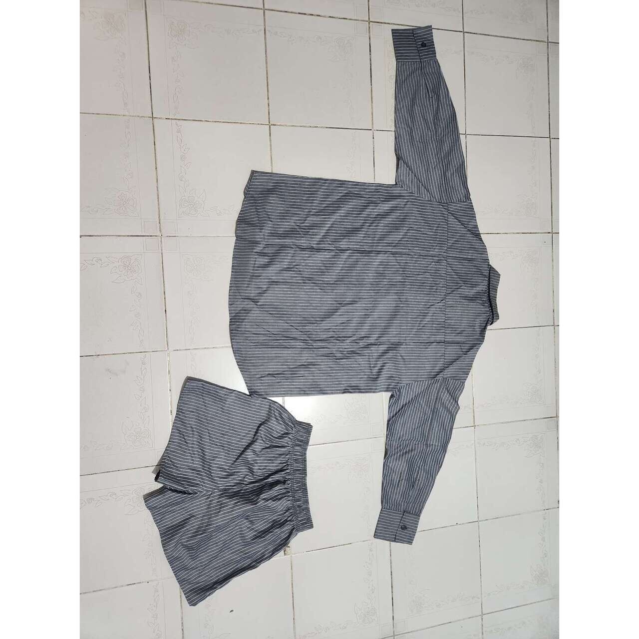 ecinos Grey Stripes Two Piece