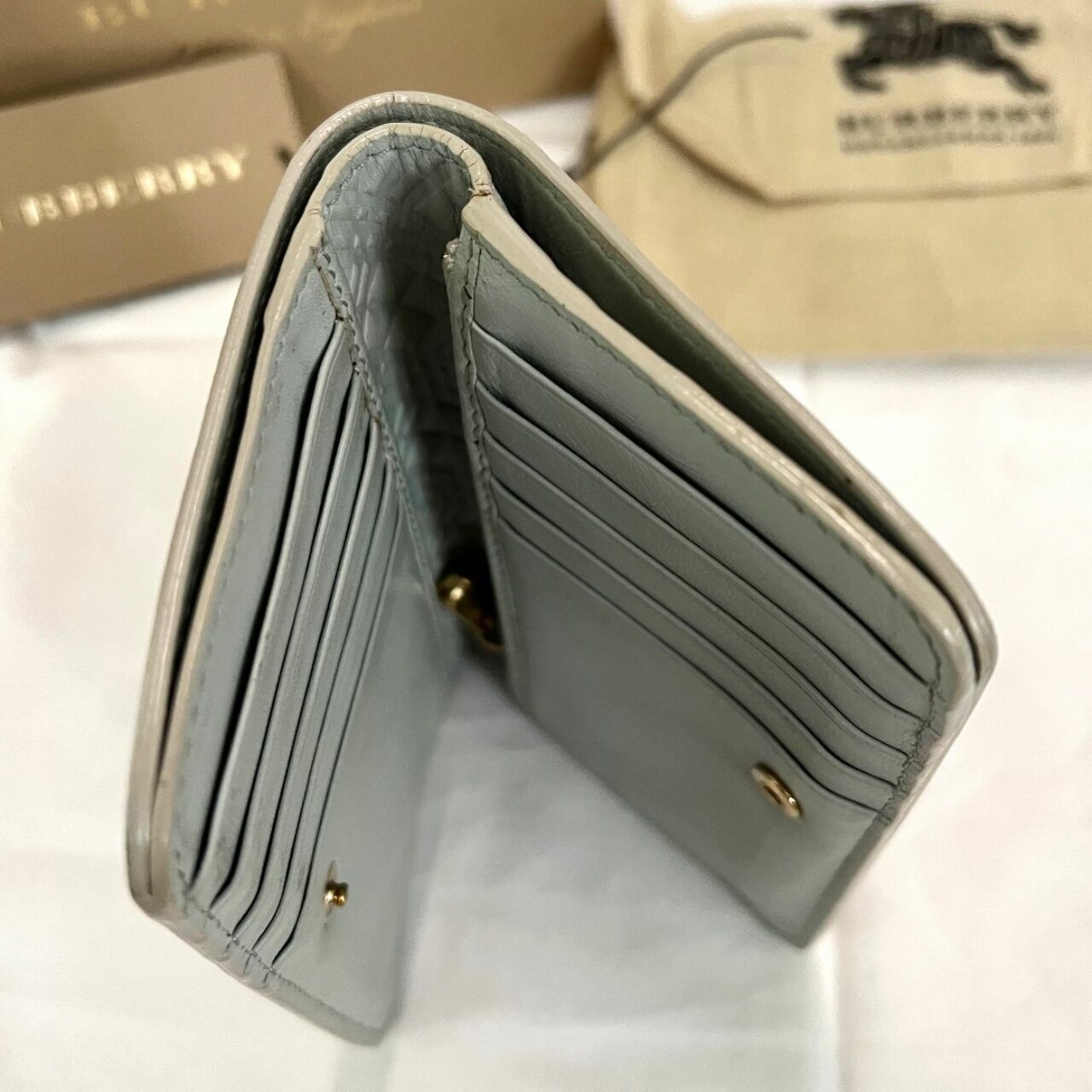 Burberry London Patent Leather Wallet