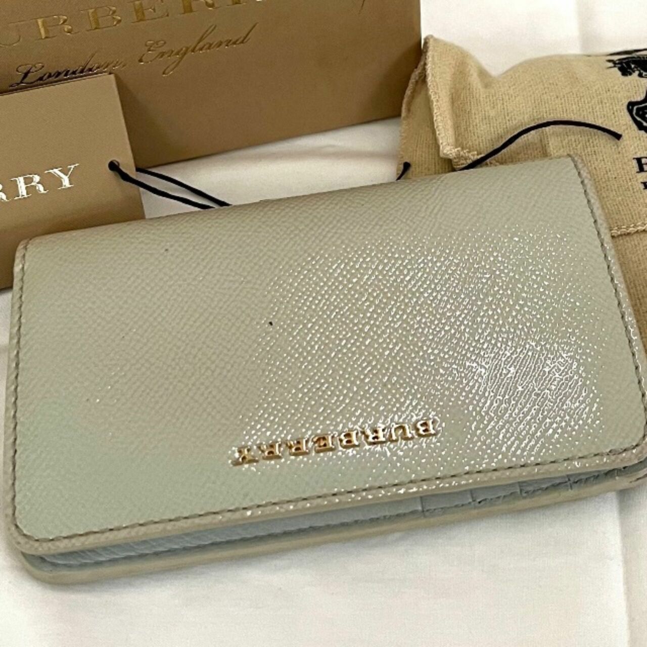 Burberry London Patent Leather Wallet