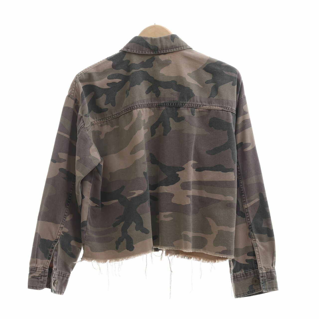 Topshop Army Shirt