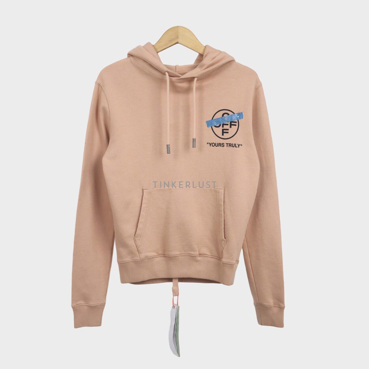 Off-White Nude Multicolour Tape Hoodie Jacket 