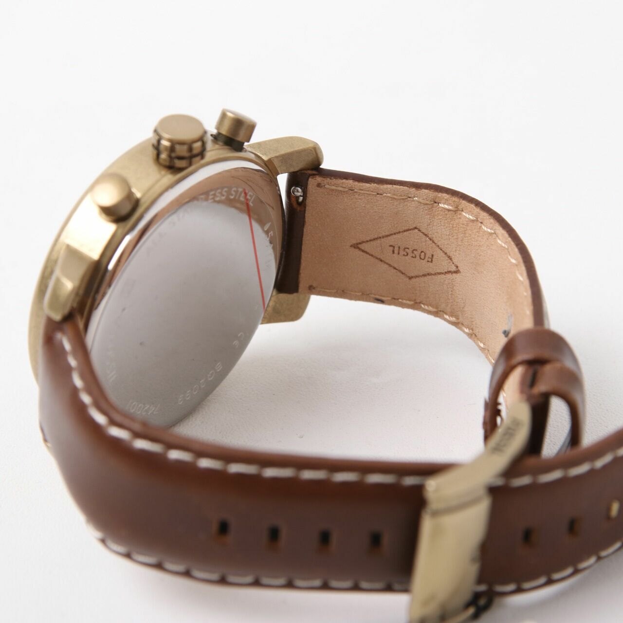 Fossil BQ2099 Rhett Chronograph Brown Leather Watch 