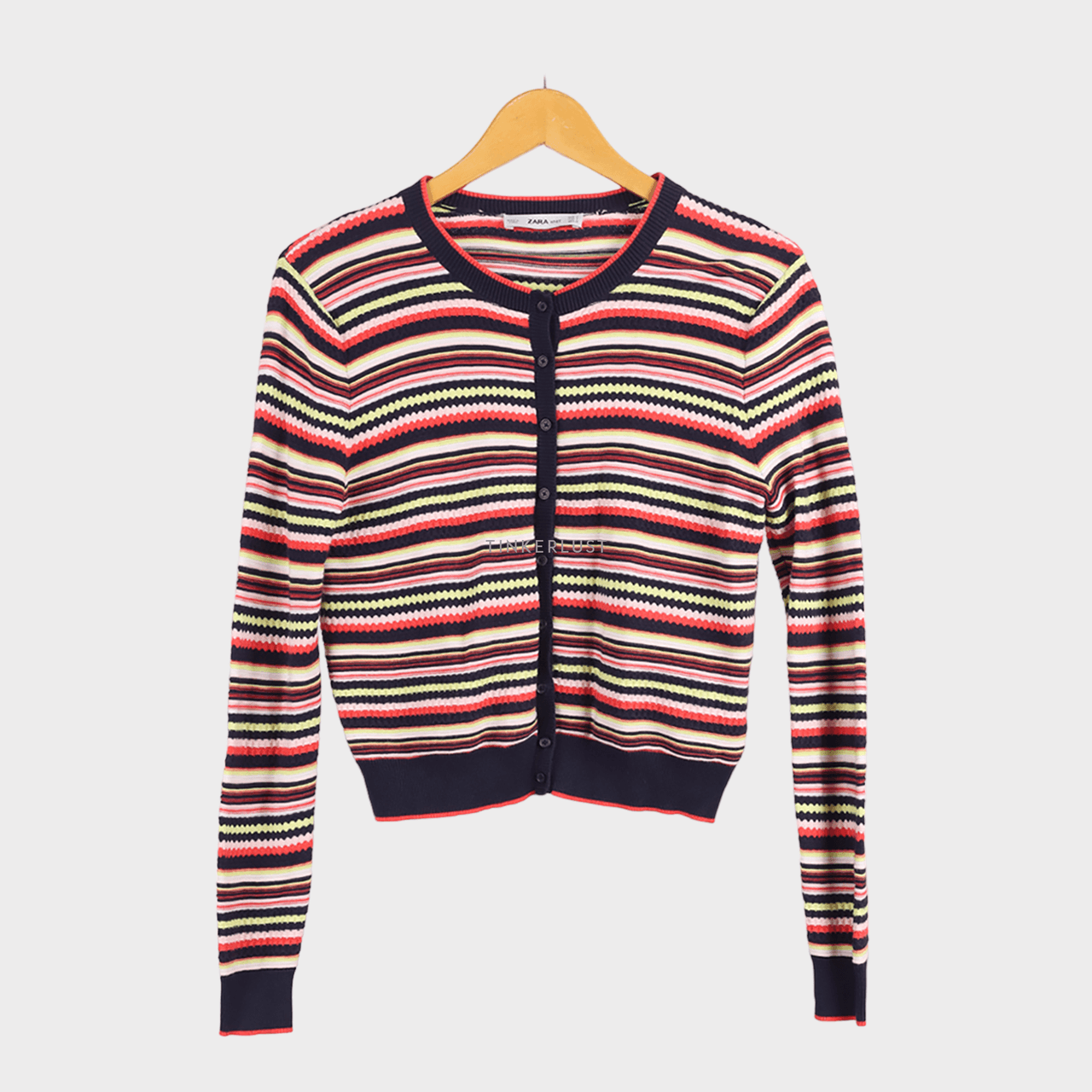 Zara Multicolour Stripes Cardigan