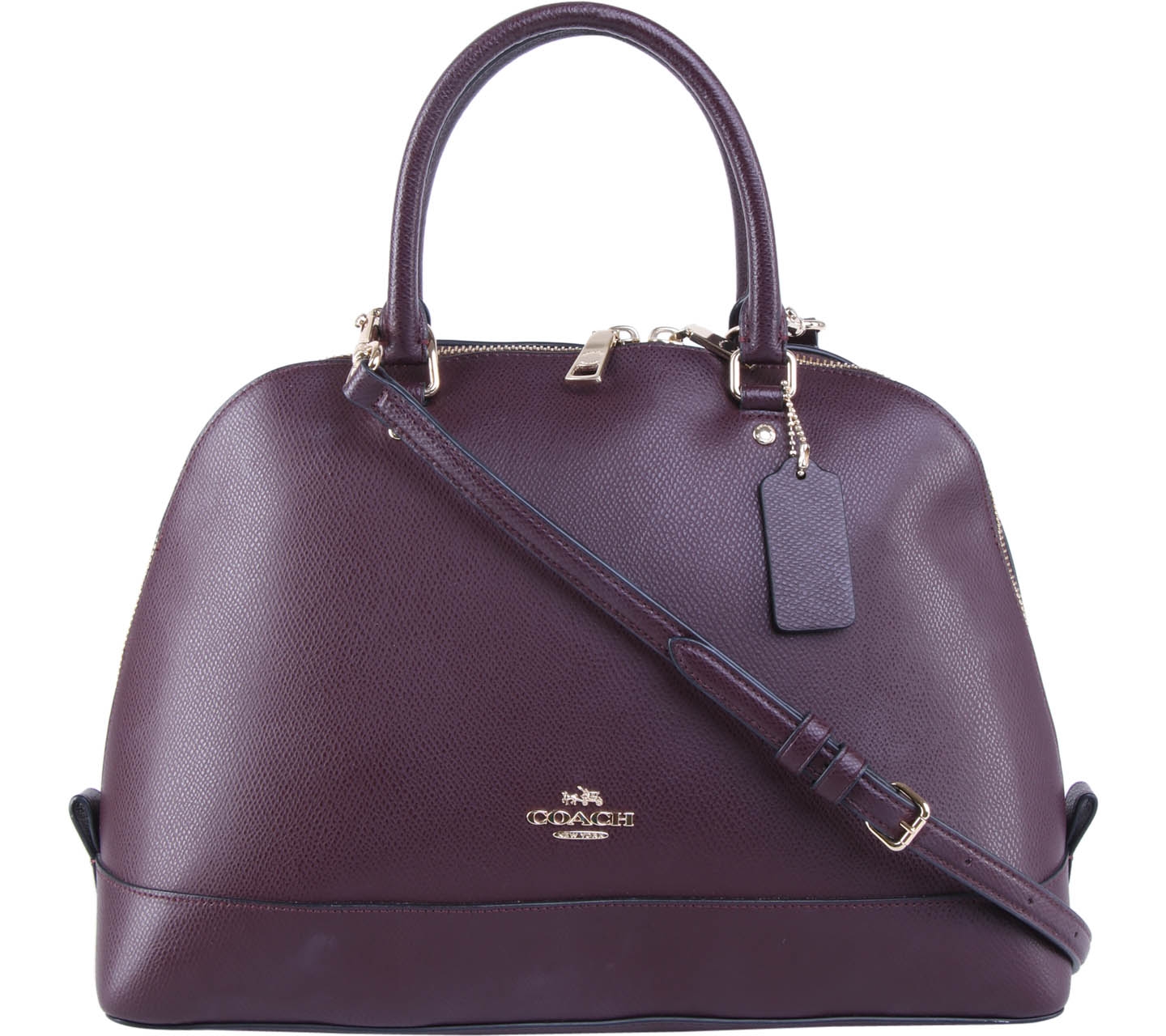 Coach Burgundy Satchel