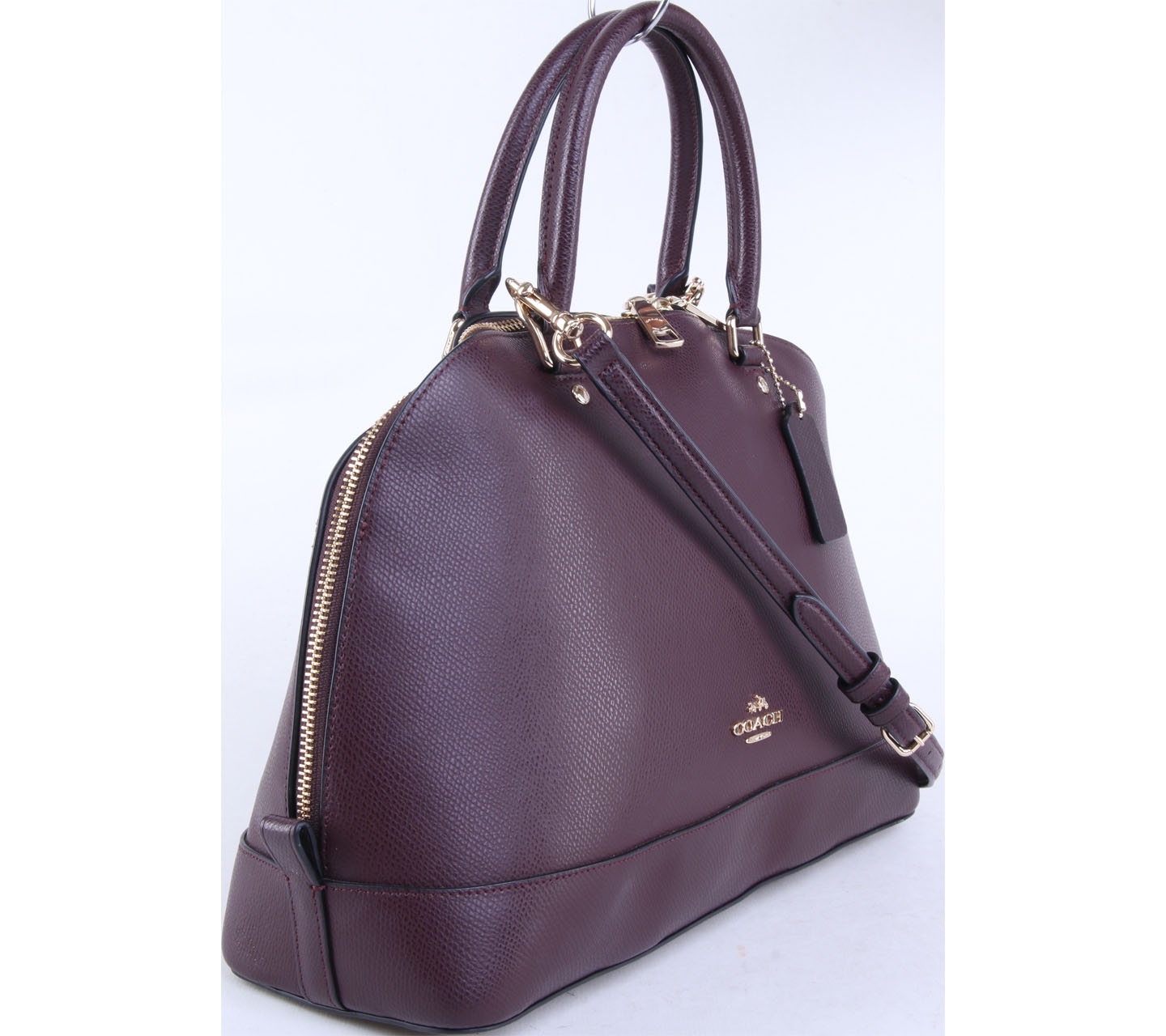 Coach Burgundy Satchel