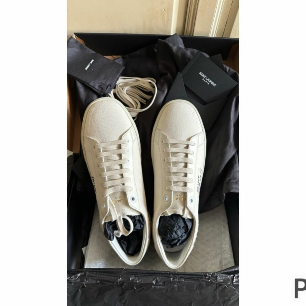 Saint Laurent Court Classic Beige Sneakers