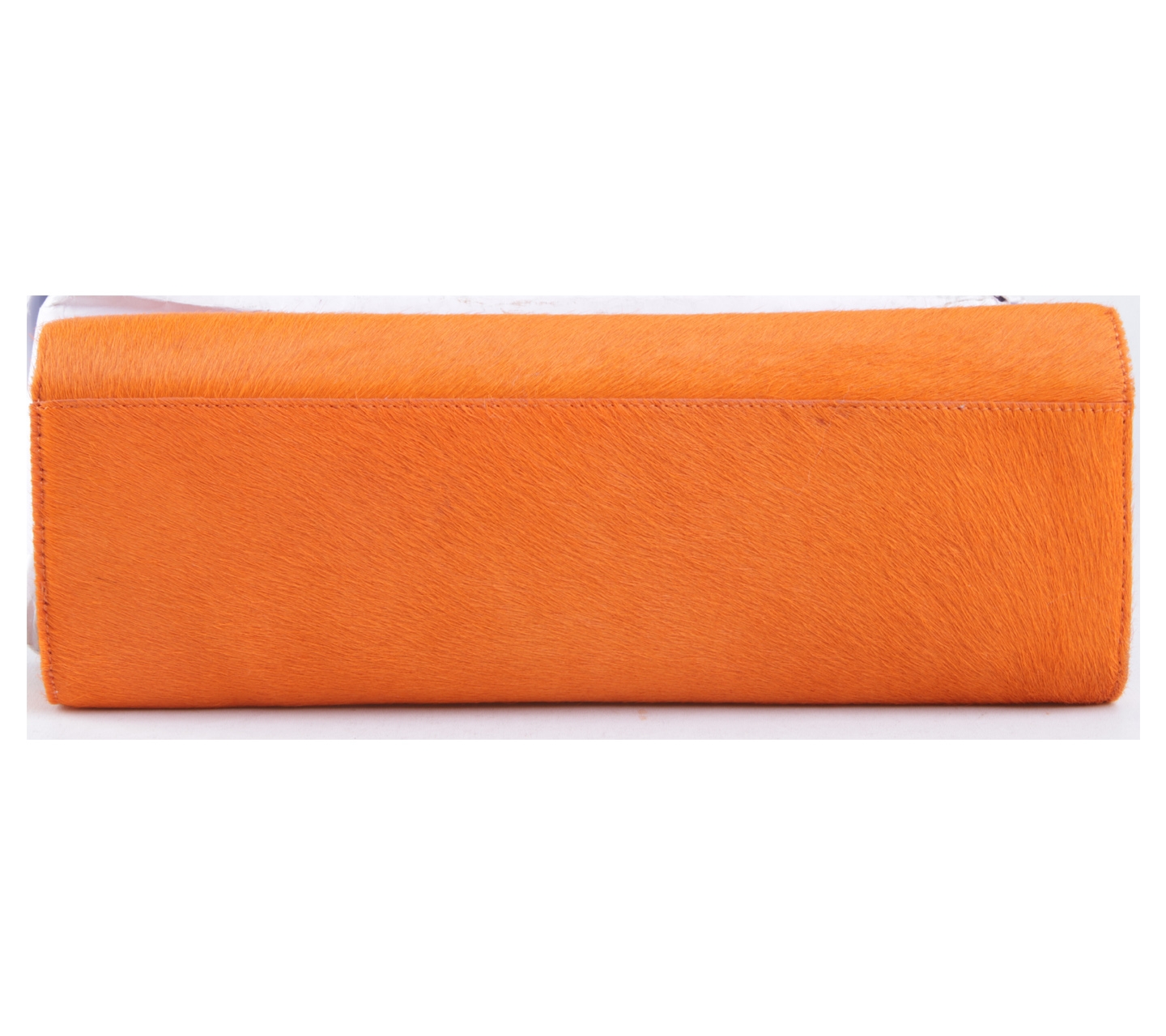 Ted Baker Orange Pony Style Calfskin Clutch 