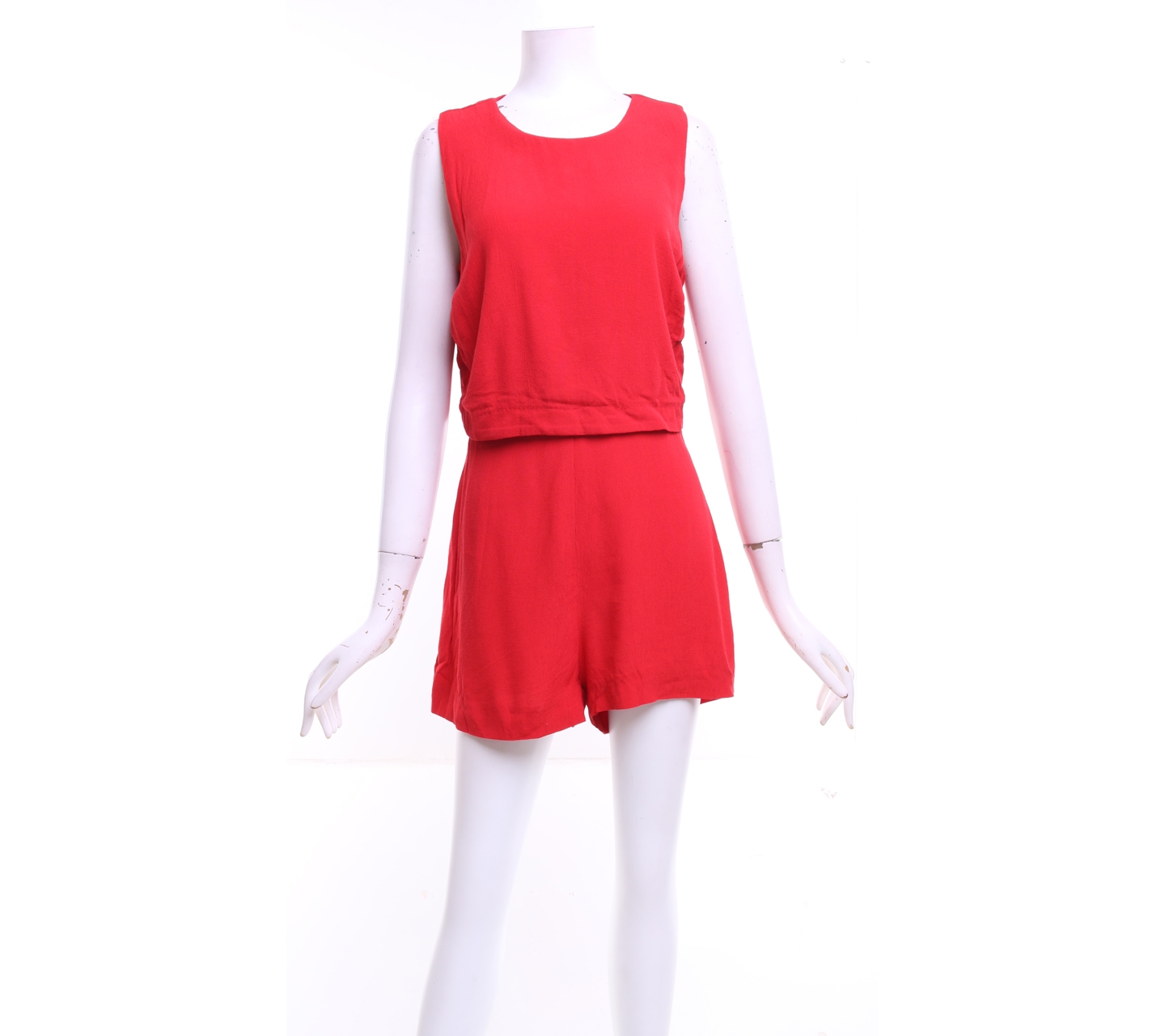 Pull&Bear Red Jumpsuit 