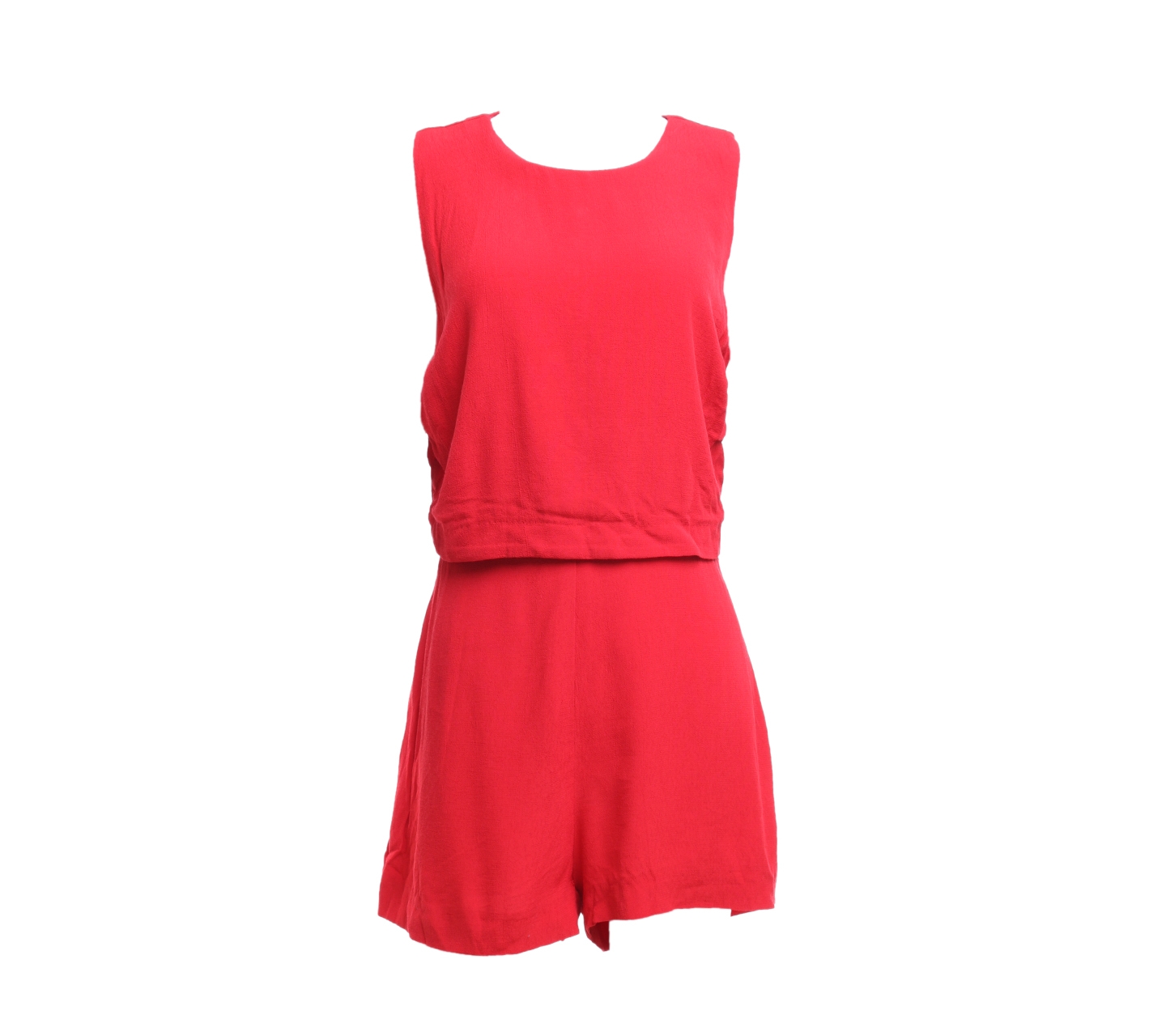 Pull&Bear Red Jumpsuit 