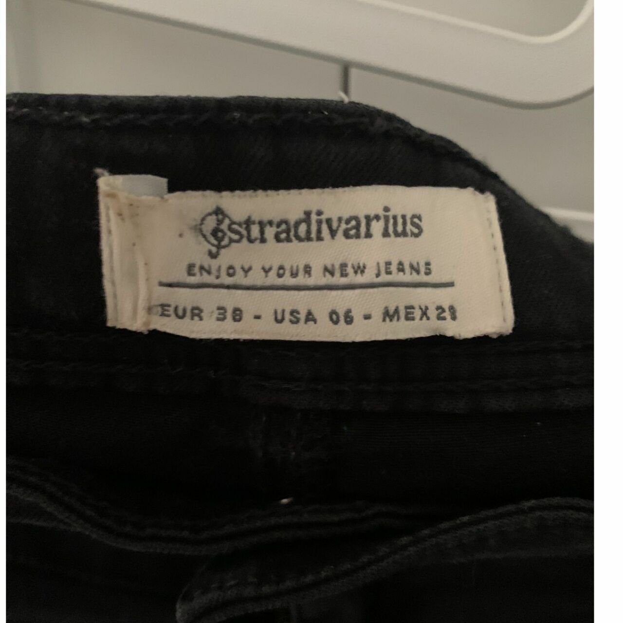 Stradivarius Black Celana Panjang