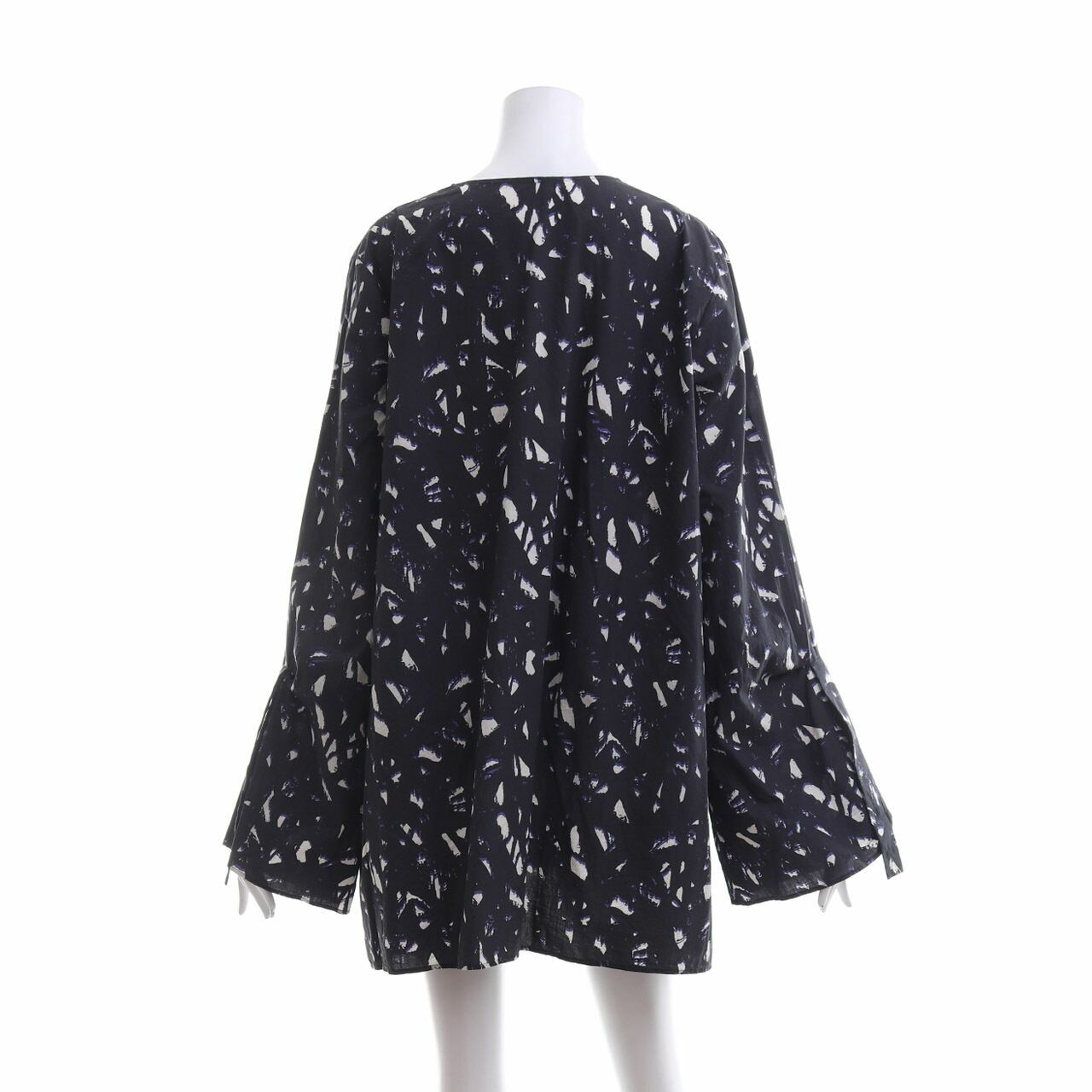 COS Black Printed Blouse