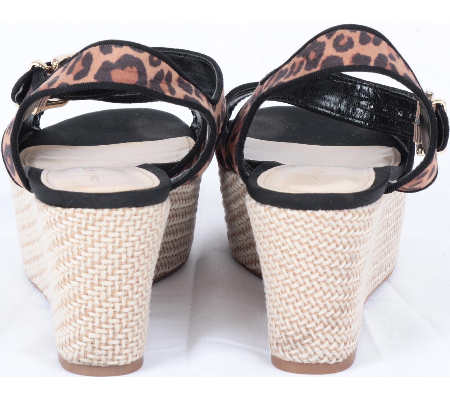 Charles and Keith Brown Leopard Wedges