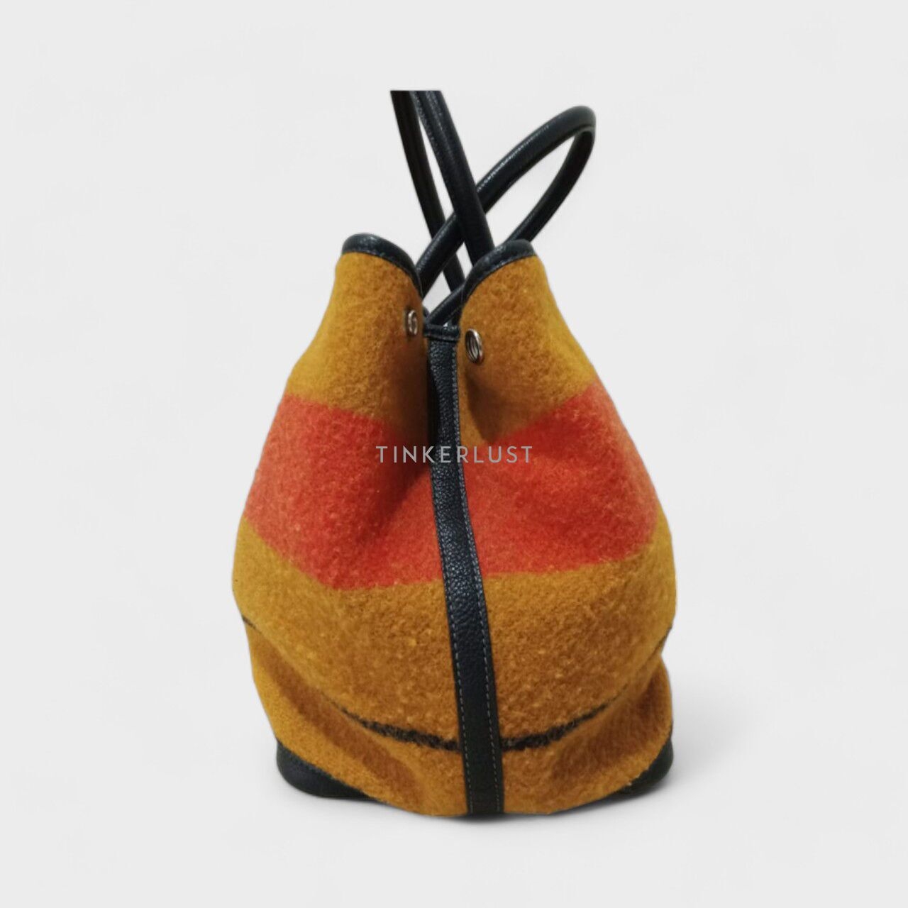 Hermes Garden Party 36 Vintage Rocabar Multicolor Wool Leather #V Tote Bag