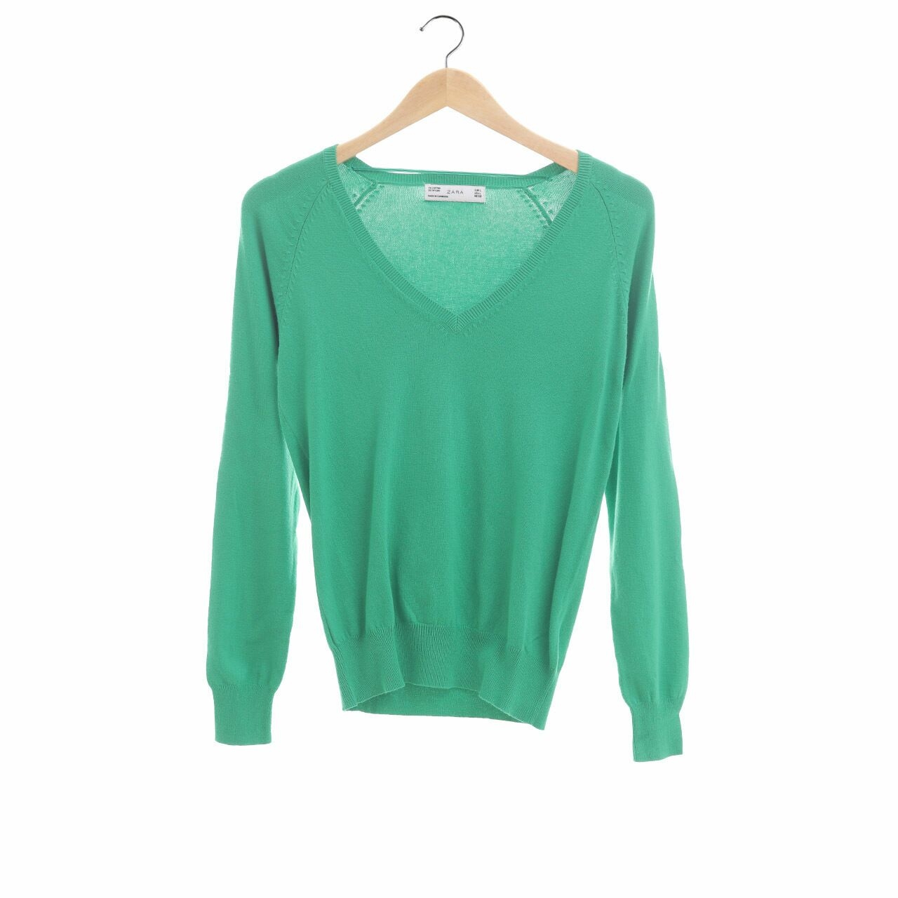 Zara Green Blouse