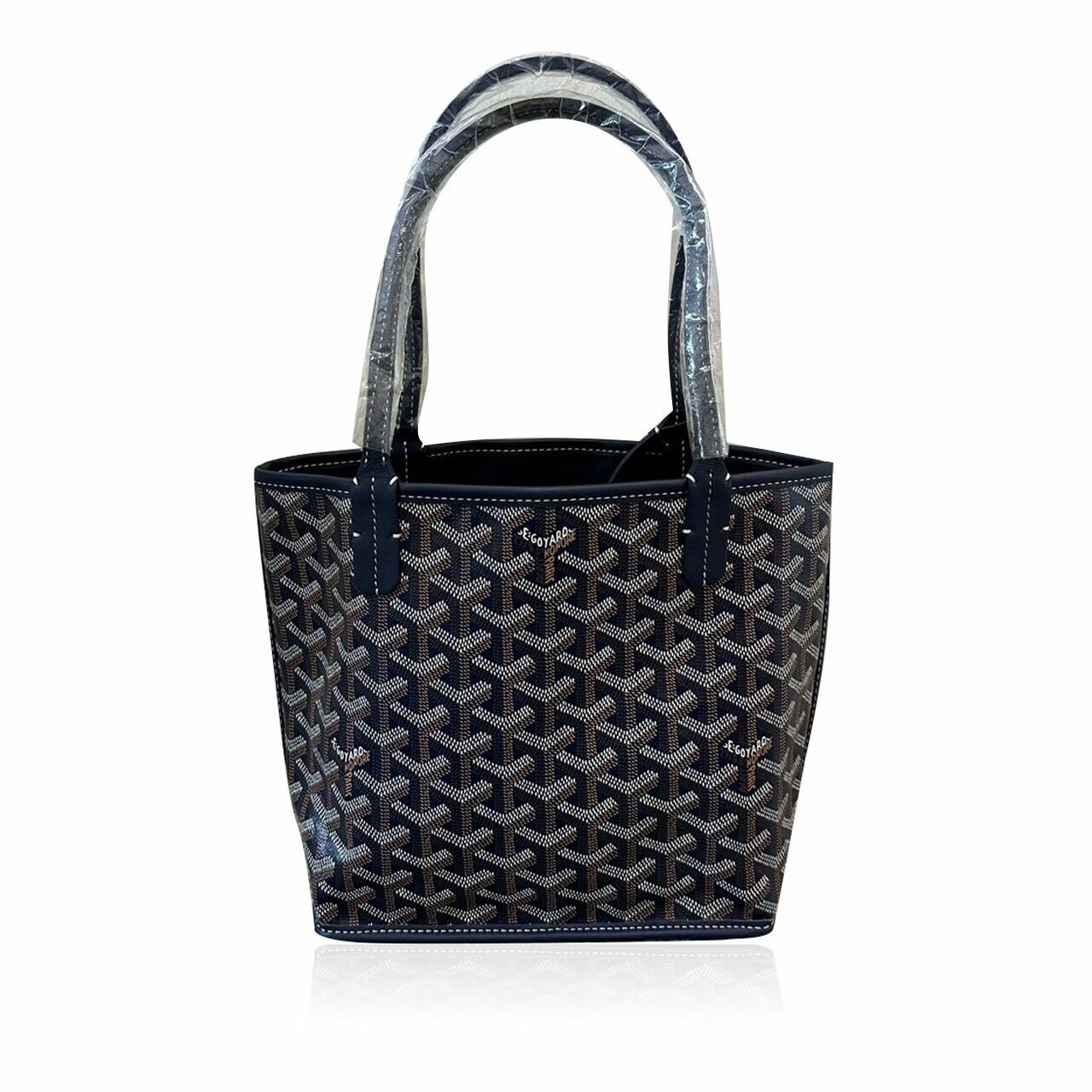 Goyard Mini Anjou Navy Tote Bag