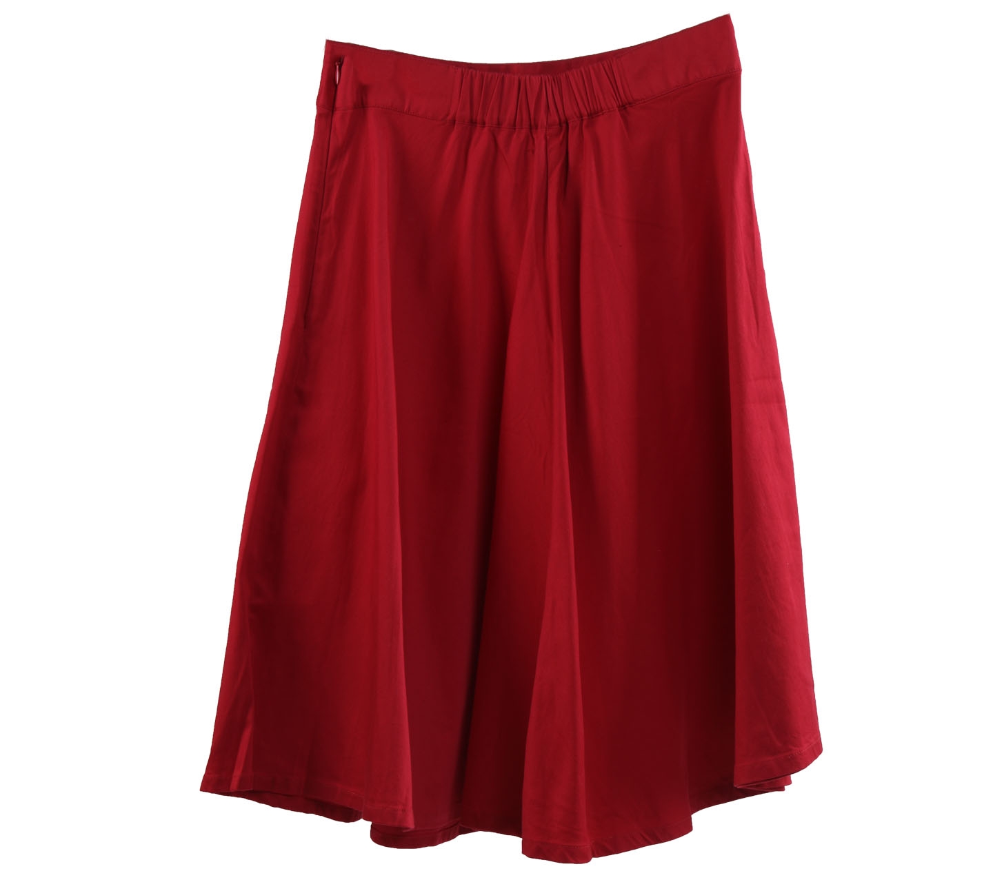 Cotton Ink Red Skirt