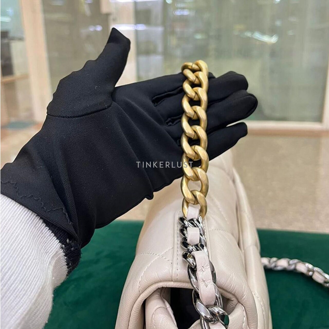 Chanel C19 Beige Small GHW #30 Satchel