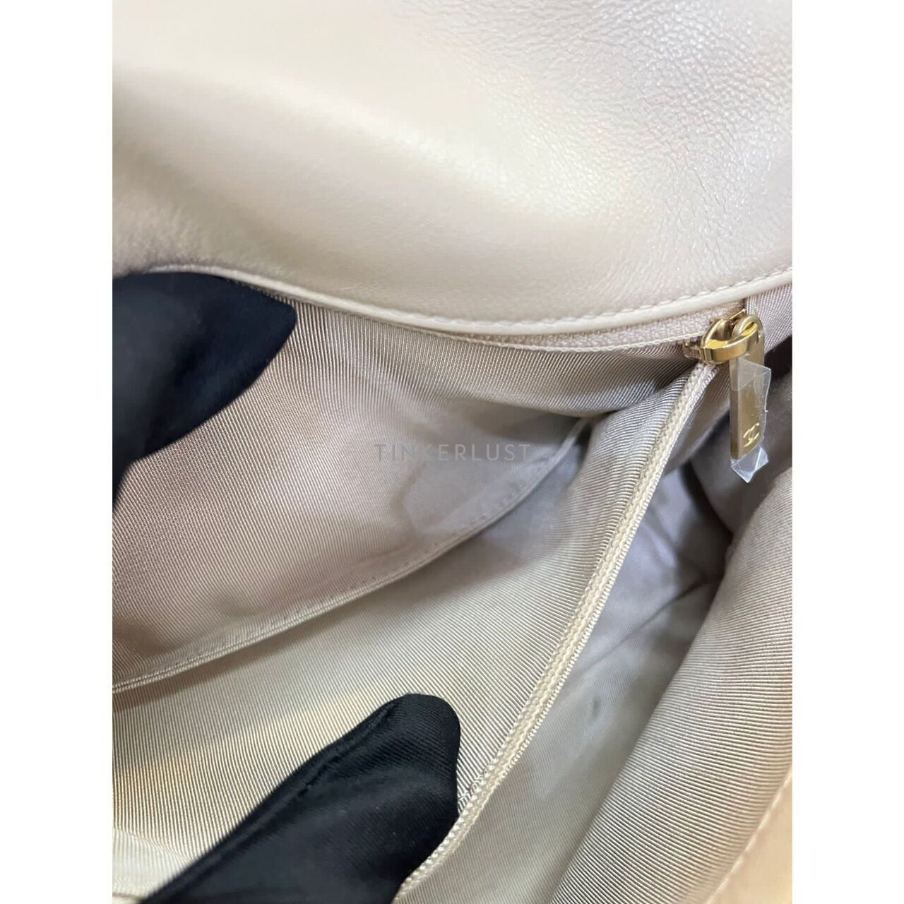 Chanel C19 Beige Small GHW #30 Satchel