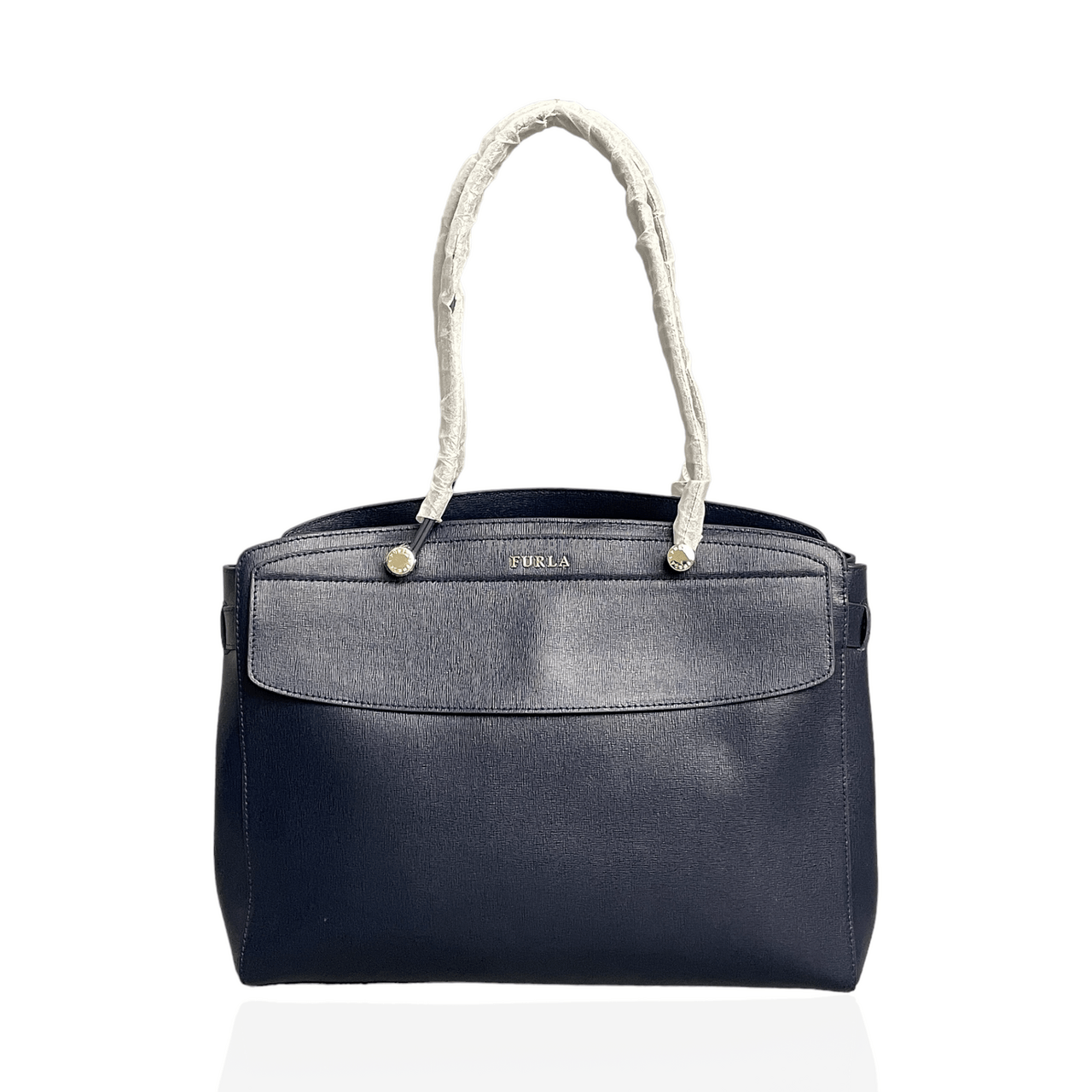 Furla Navy Stella Tote Bag