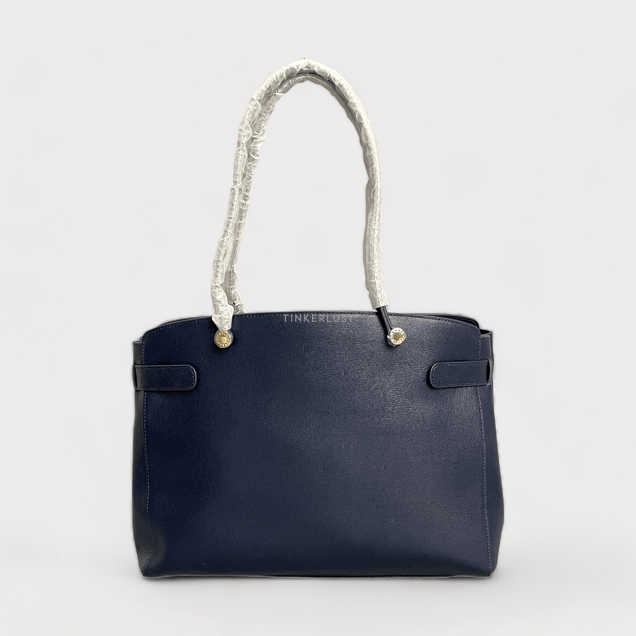 Furla Navy Stella Tote Bag