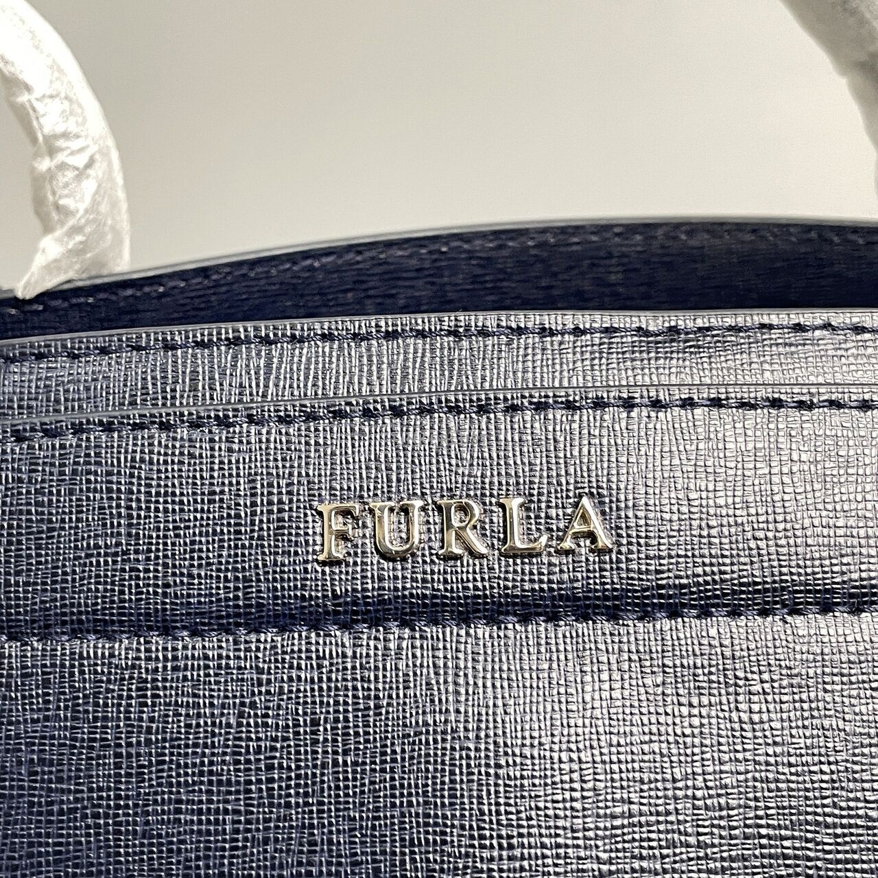 Furla Navy Stella Tote Bag