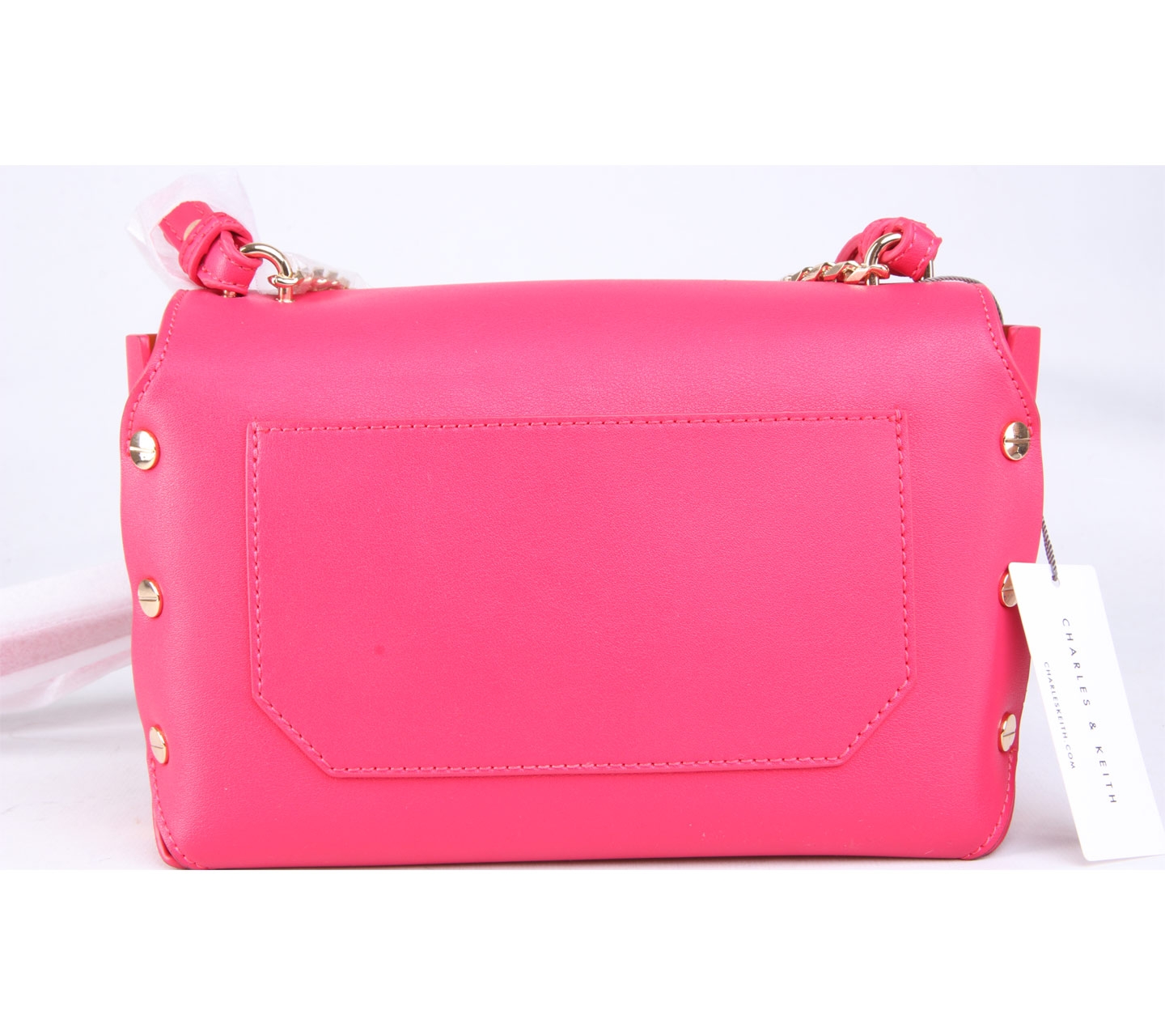 Charles & Keith Pink Sling Bag