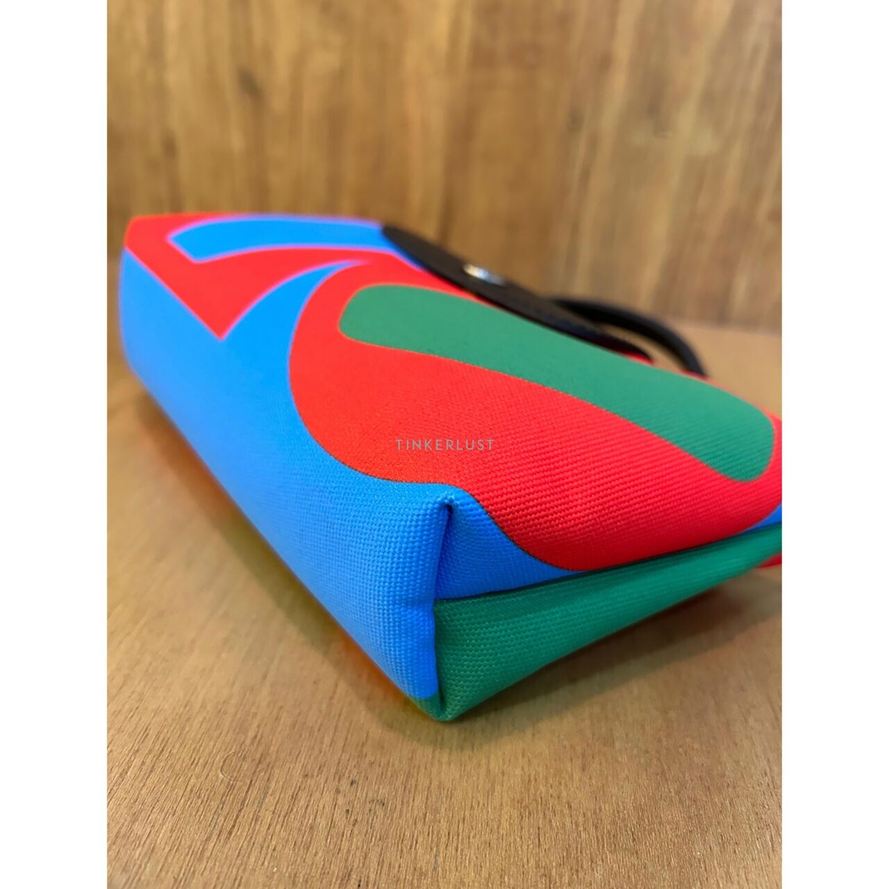 Longchamp x Robert Indiana Red Multi Pouch