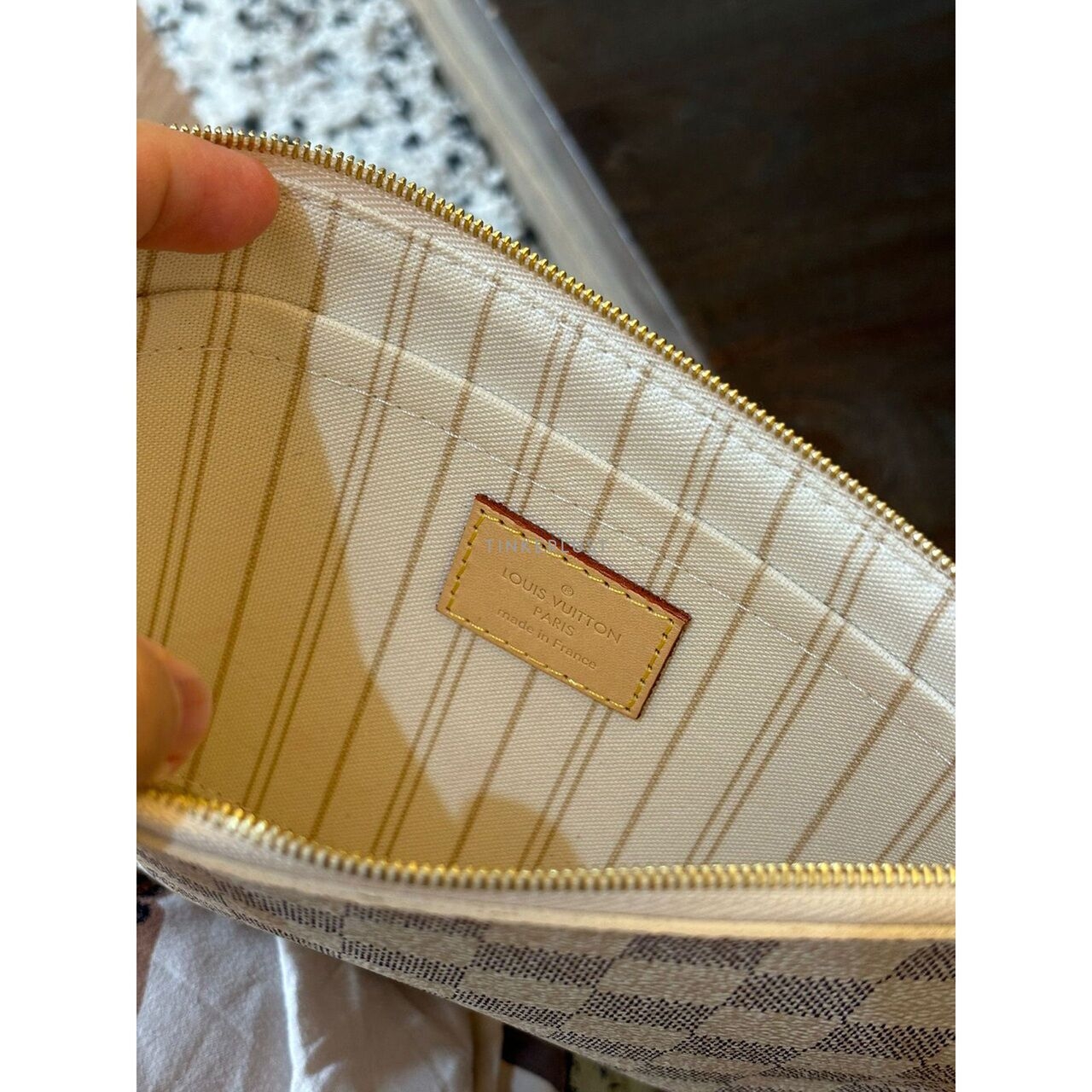 Louis Vuitton Neverfull MM Damier Azur 2023 Totebag