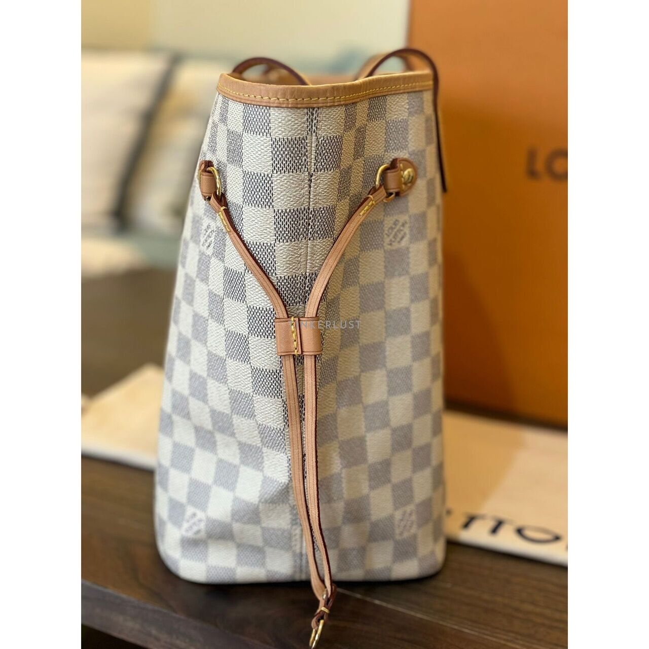 Louis Vuitton Neverfull MM Damier Azur 2023 Totebag