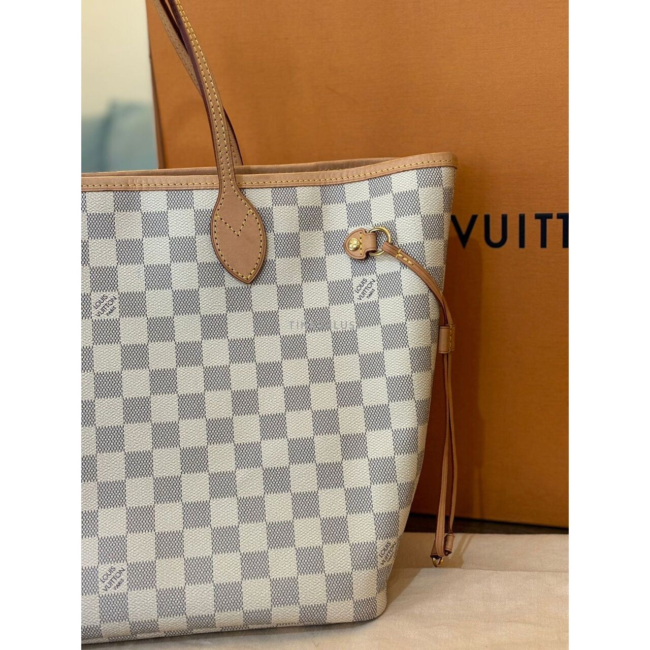 Louis Vuitton Neverfull MM Damier Azur 2023 Totebag