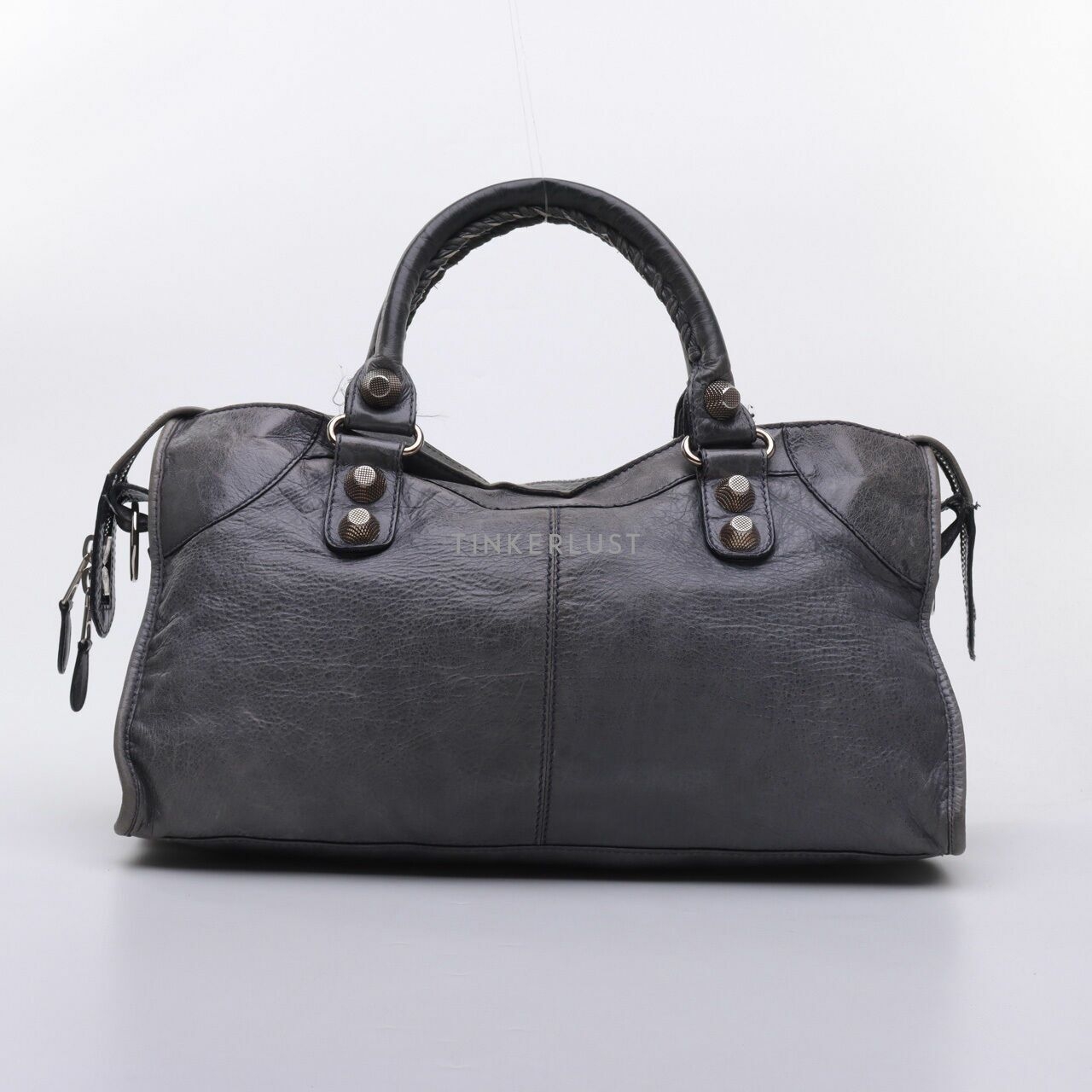 Balenciaga Part Time Grey Satchel