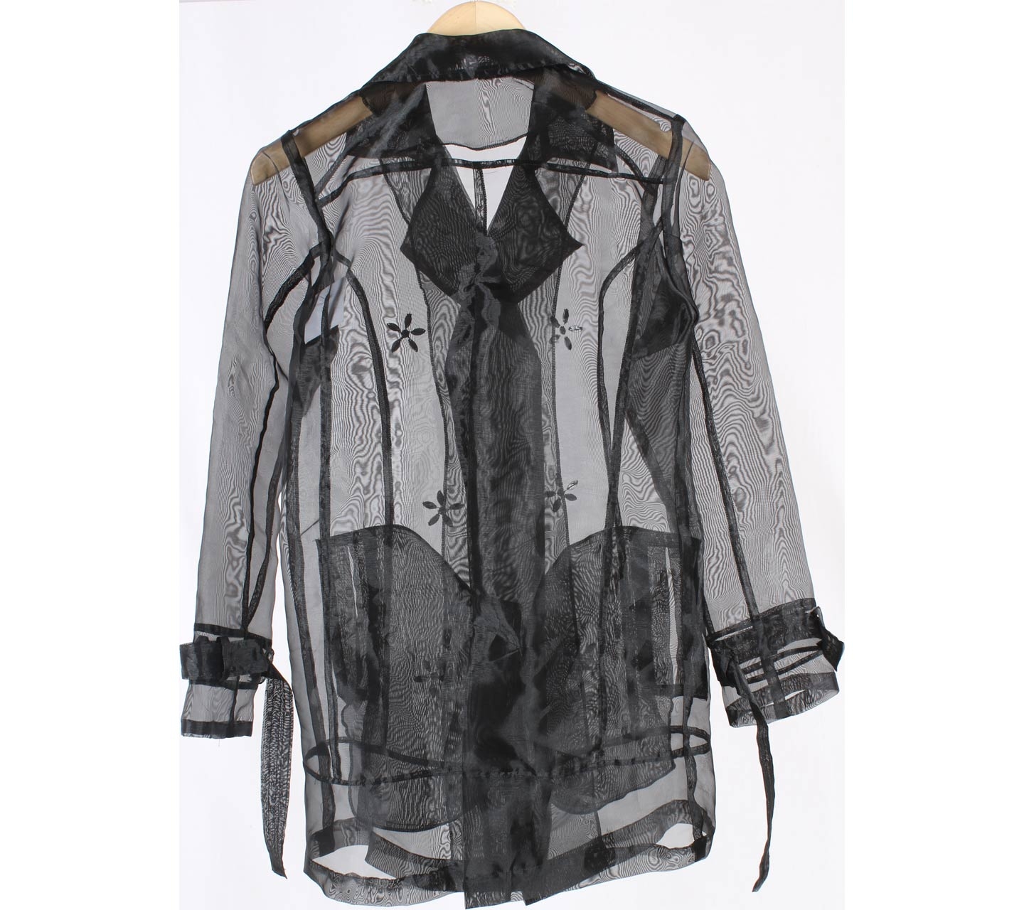 Black Sheer Outerwear