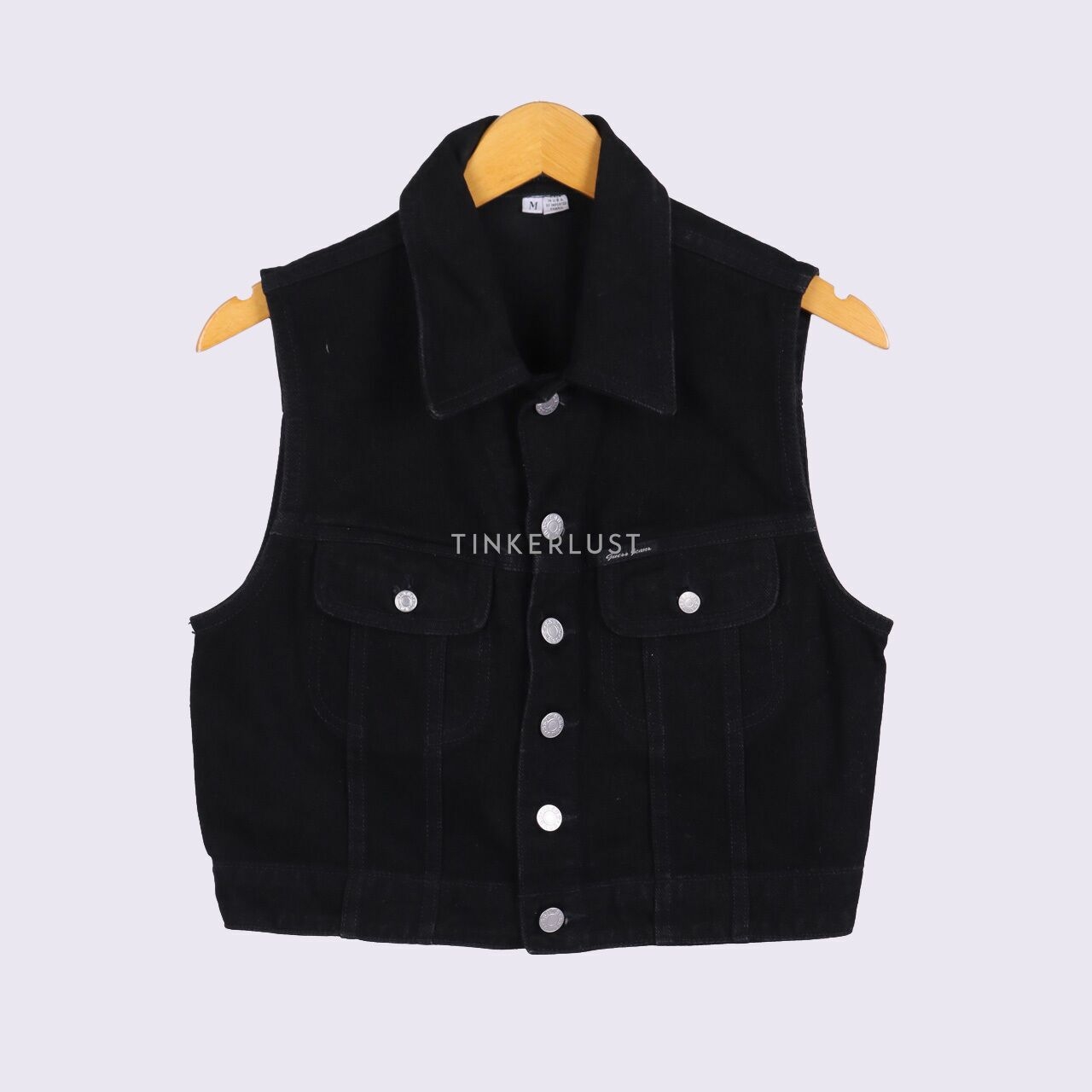 Guess Black Jeans Vest