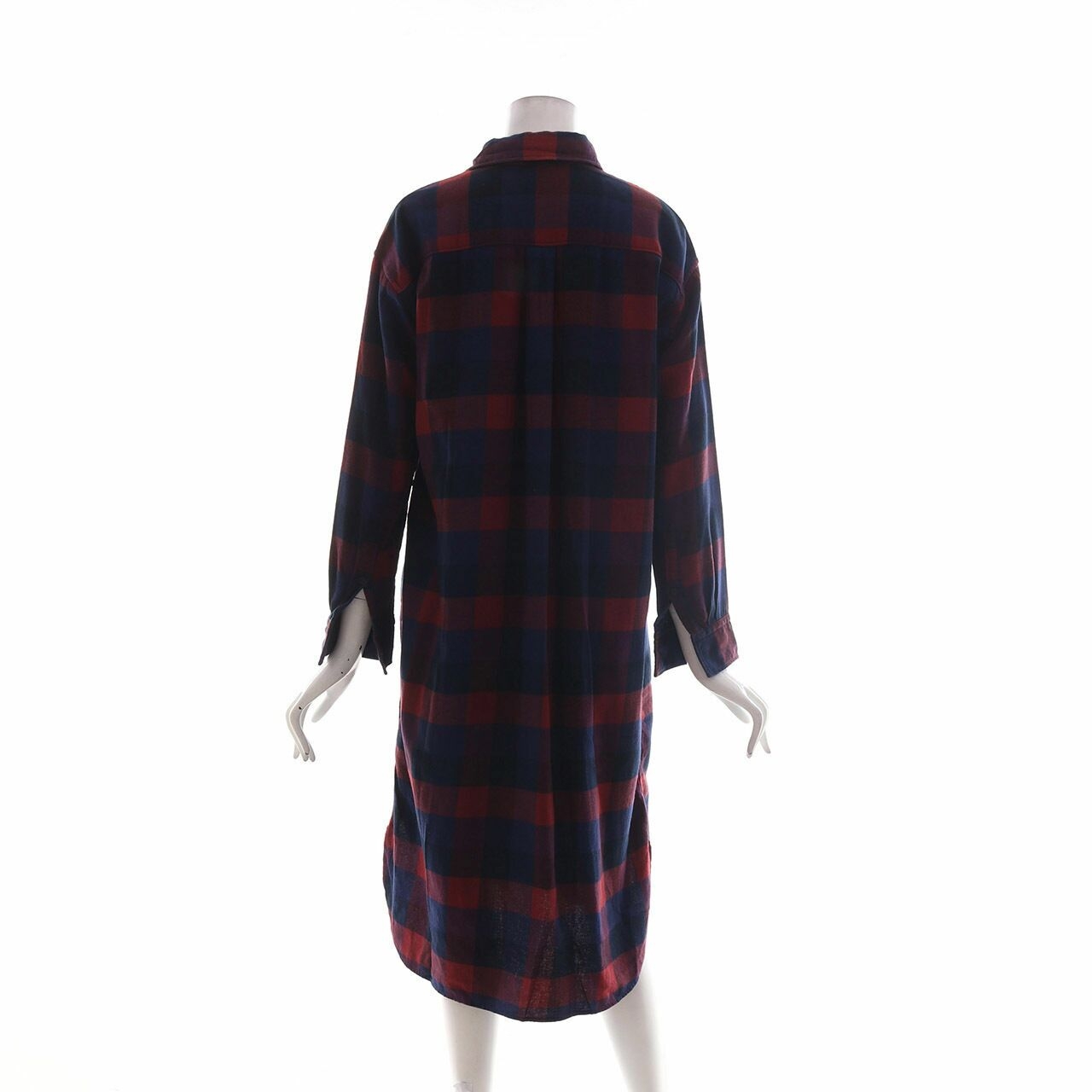 UNIQLO Multi Plaid Tunic Shirt