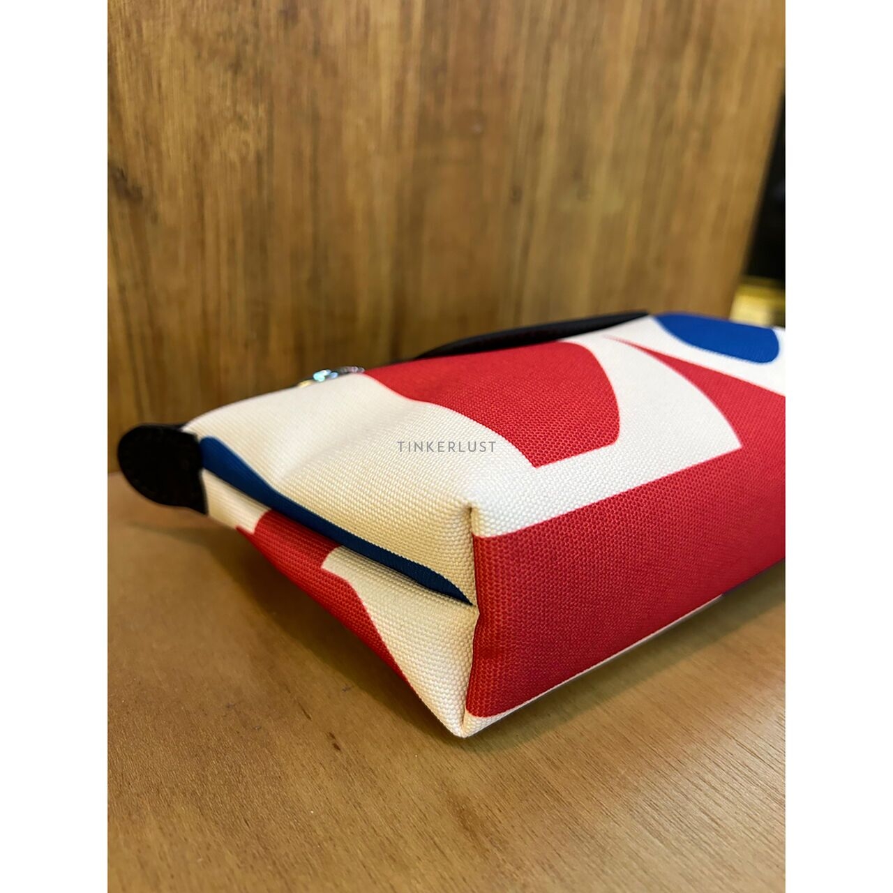 Longchamp x Robert Indiana White Multi Pouch