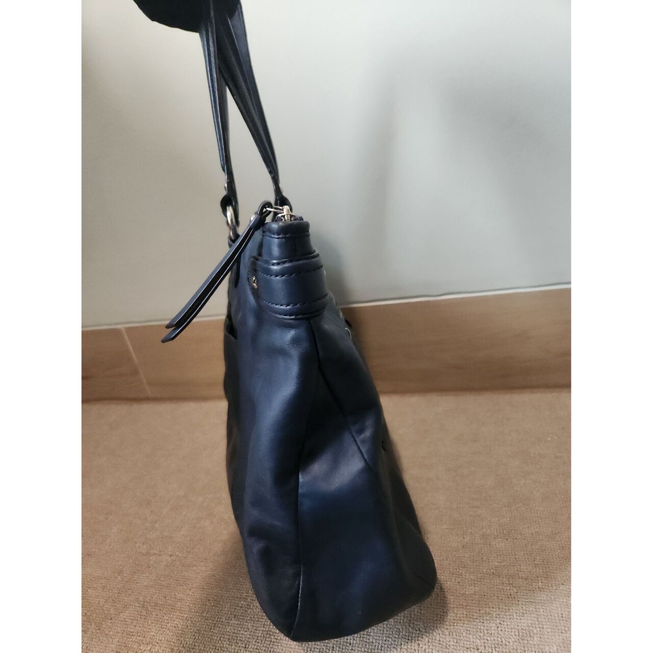 Coach Navy Tote Bag