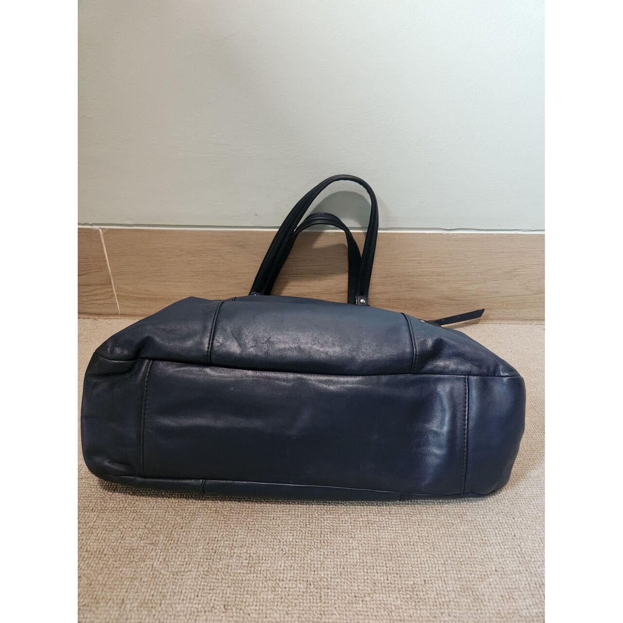 Coach Navy Tote Bag