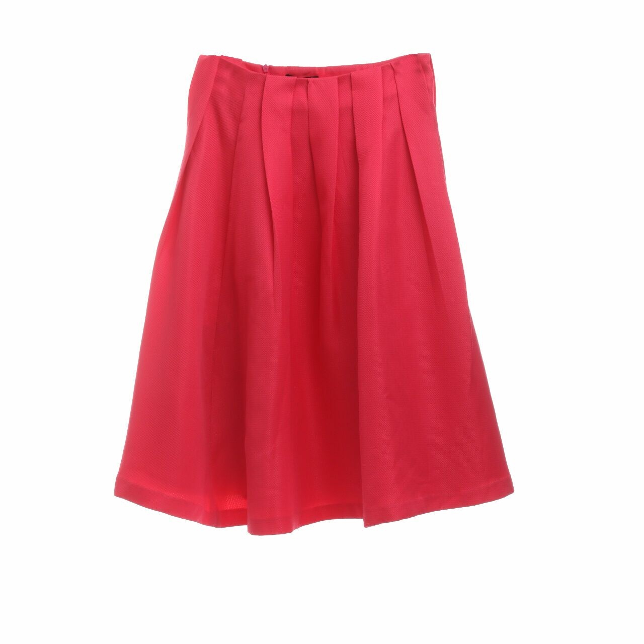 Maje Dark Pink Midi Skirt
